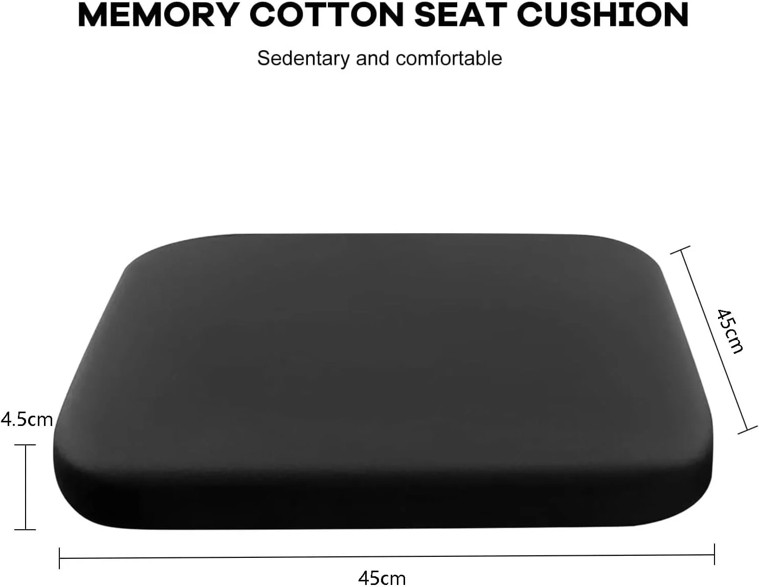 بالشتک صندلی، بالشتک فوم حافظه دار برای صندلی اداری، صندلی ماشین، هواپیما، سکو - تسکین درد سیاتیک، باسن و دنبالچه، پد صندلی میز برای کارمندان اداری که طولانی مدت می نشینند، رانندگان خودرو (مشکی) بالشتک صندلی، بالشتک فوم حافظه دار برای صندلی اداری، صندلی ماشین، هواپیما، سکو - تسکین درد سیاتیک، باسن و دنبالچه، پد صندلی میز برای کارمندان اداری که طولانی مدت می نشینند، رانندگان خودرو (مشکی)