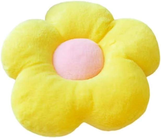 کوسن گل، بالشتک گلبرگ به شکل گل مخملی، کوسن آفتابگردان برای صندلی های اداری، مبل و پد زیر نشیمن دانشجویی (زرد 26.6 سانتی متر) کوسن گل، بالشتک گلبرگ به شکل گل مخملی، کوسن آفتابگردان برای صندلی های اداری، مبل و پد زیر نشیمن دانشجویی (زرد 26.6 سانتی متر)