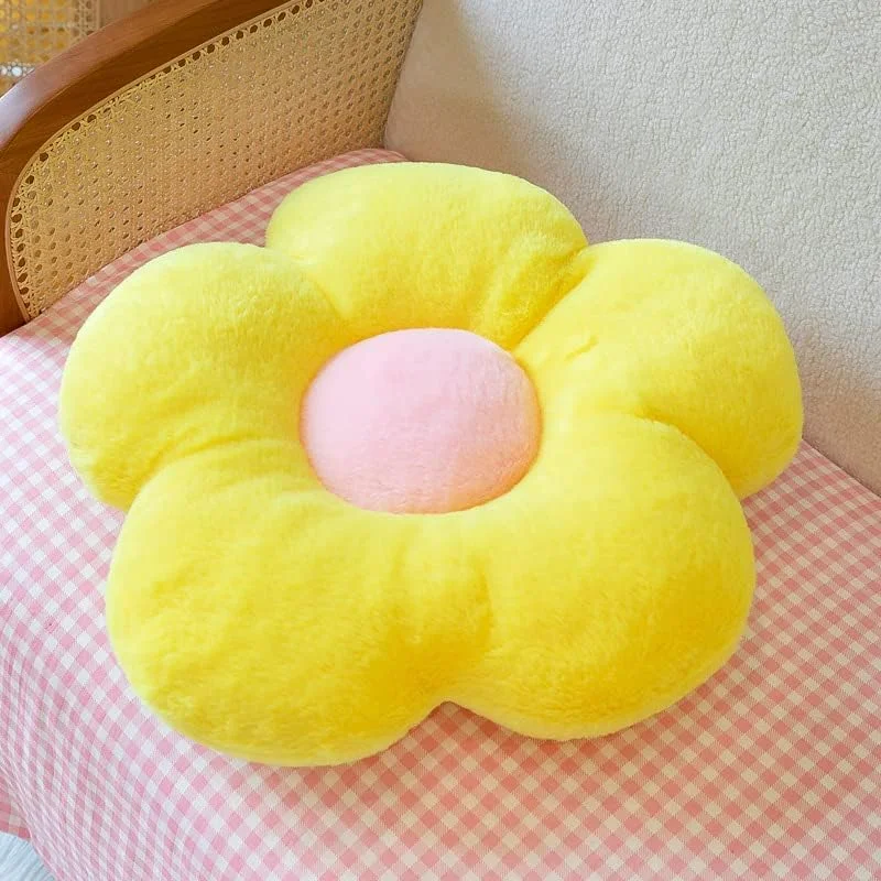 کوسن گل، بالشتک گلبرگ به شکل گل مخملی، کوسن آفتابگردان برای صندلی های اداری، مبل و پد زیر نشیمن دانشجویی (زرد 26.6 سانتی متر) کوسن گل، بالشتک گلبرگ به شکل گل مخملی، کوسن آفتابگردان برای صندلی های اداری، مبل و پد زیر نشیمن دانشجویی (زرد 26.6 سانتی متر)