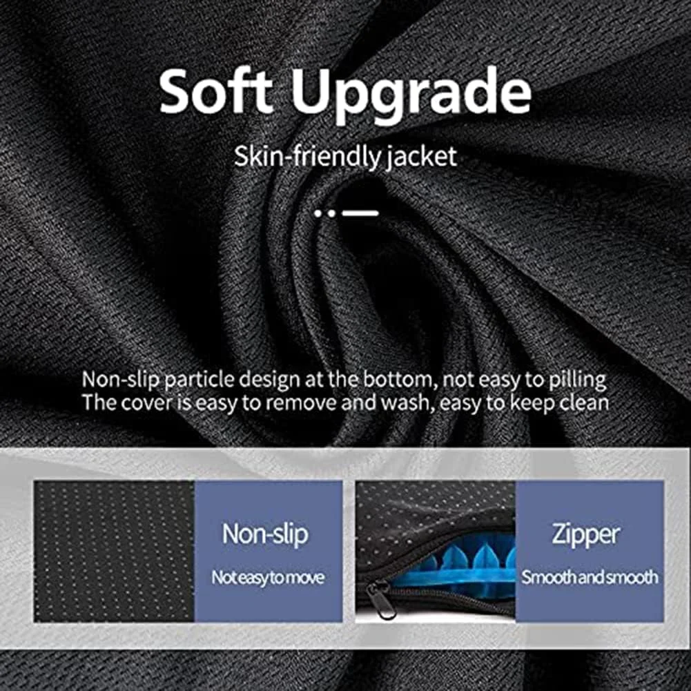 بالشتک ژله ای صندلی، پد صندلی برای دفتر، خانه، ماشین، ویلچر، سفرهای طولانی - بالشتک ژله ای فوق العاده ضخیم برای تسکین درد دنبالچه، کمر، سیاتیک (فوق العاده ضخیم، آبی) بالشتک ژله ای صندلی، پد صندلی برای دفتر، خانه، ماشین، ویلچر، سفرهای طولانی - بالشتک ژله ای فوق العاده ضخیم برای تسکین درد دنبالچه، کمر، سیاتیک (فوق العاده ضخیم، آبی)