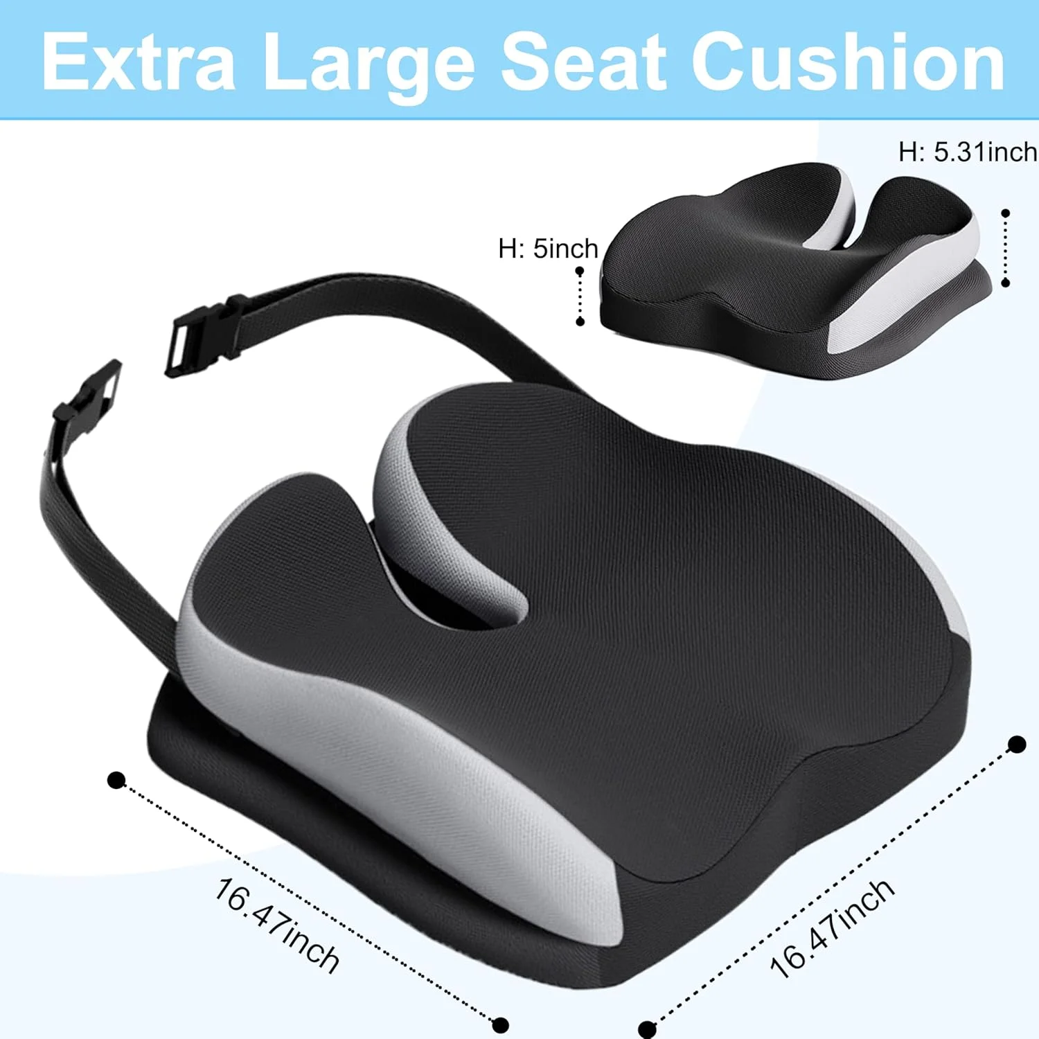 بالشتک نشیمن برای نشستن طولانی مدت، بالشتک هموروئید برای نشستن، بالشتک دنبالچه برای درد دنبالچه، بالشتک صندلی فوم حافظه دار برای صندلی های اداری بالشتک نشیمن برای نشستن طولانی مدت، بالشتک هموروئید برای نشستن، بالشتک دنبالچه برای درد دنبالچه، بالشتک صندلی فوم حافظه دار برای صندلی های اداری