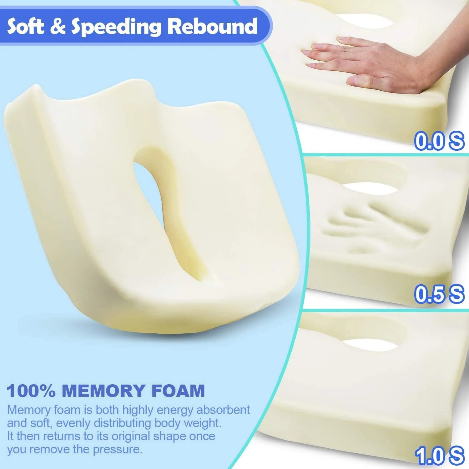 بالشتک صندلی فوم حافظهدار برای خودرو، دفتر کار و صندلی گیمینگ، بالشتک دنبالچه ارتوپدی، روکش قابل شستشو، بالشتک صندلی ارگونومیک برای راننده، میز، مطالعه و کار هوشمند بالشتک صندلی فوم حافظهدار برای خودرو، دفتر کار و صندلی گیمینگ، بالشتک دنبالچه ارتوپدی، روکش قابل شستشو، بالشتک صندلی ارگونومیک برای راننده، میز، مطالعه و کار هوشمند