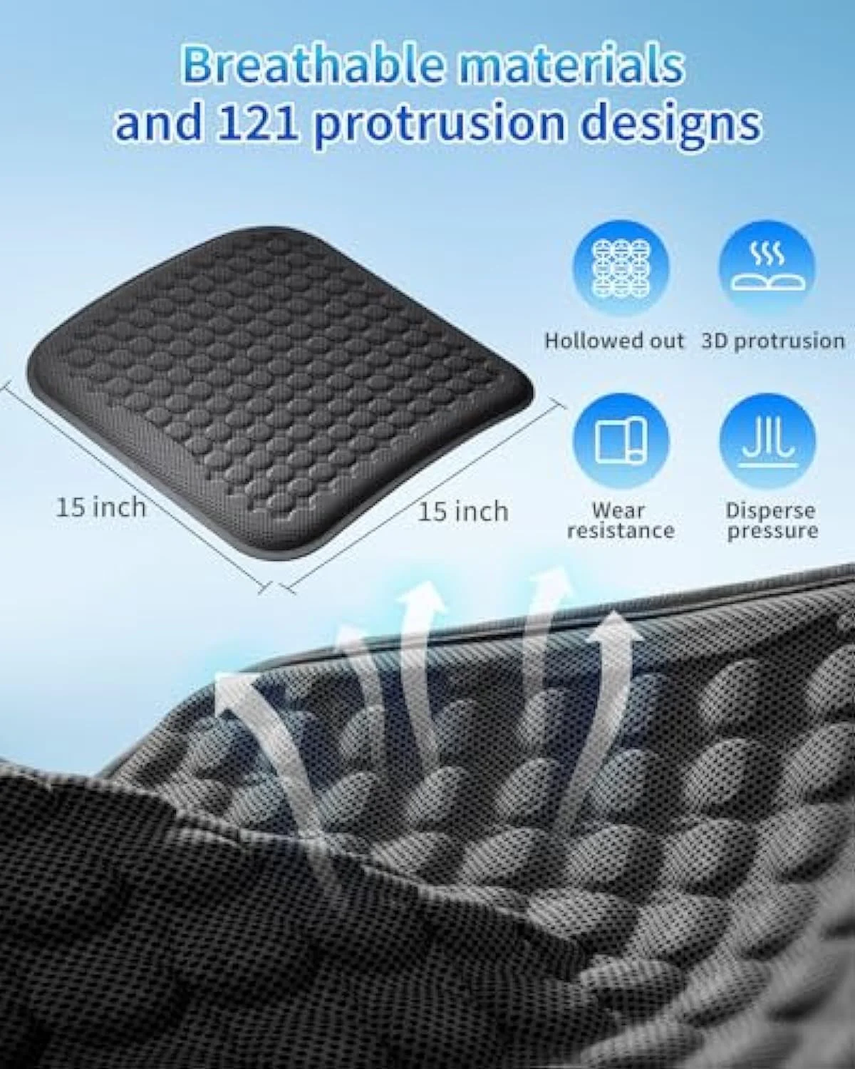 بالشتک صندلی برای خودرو و صندلی اداری، بالشتک ژله ای صندلی، بالشتک خنک کننده صندلی برای تسکین زخم فشاری، بالشتک ژله ای برای صندلی اداری منزل خودرو، بالشتک صندلی برای ویلچر، تسکین درد سیاتیک و دنبالچه بالشتک صندلی برای خودرو و صندلی اداری، بالشتک ژله ای صندلی، بالشتک خنک کننده صندلی برای تسکین زخم فشاری، بالشتک ژله ای برای صندلی اداری منزل خودرو، بالشتک صندلی برای ویلچر، تسکین درد سیاتیک و دنبالچه