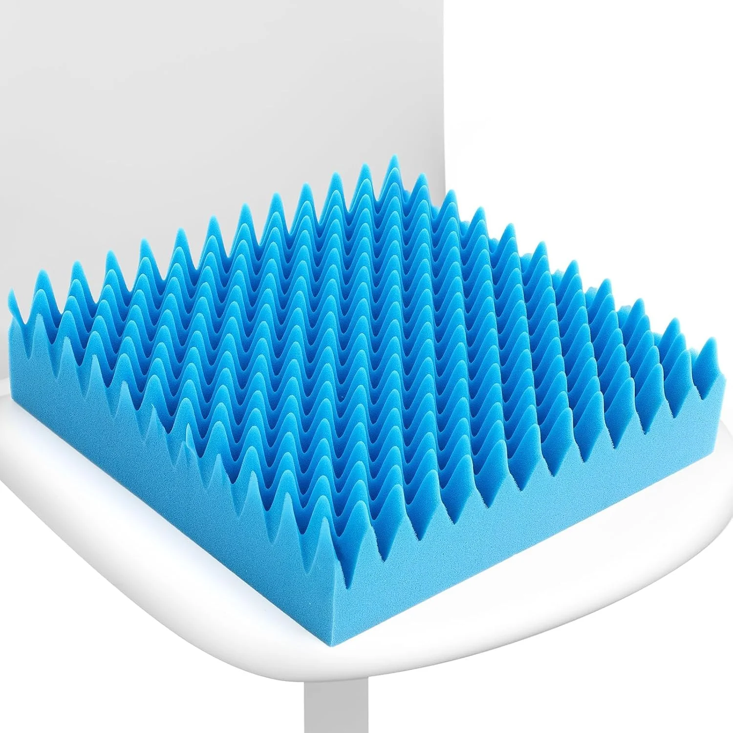 بالشتک صندلی فوم تخم مرغی، پشتیبانی از کمر برای صندلی اداری، صندلی تکیه گاه دار، ویلچر، استفاده در خانه و ماشین (آبی، 1 عدد) بالشتک صندلی فوم تخم مرغی، پشتیبانی از کمر برای صندلی اداری، صندلی تکیه گاه دار، ویلچر، استفاده در خانه و ماشین (آبی، 1 عدد)