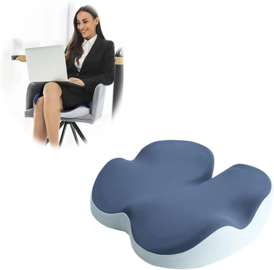 بالشتک صندلی برای صندلی های اداری، بالشتک صندلی غیر لغزنده آزونی برای درد دنبالچه، تسکین درد سیاتیک کمر، بالشتک فوم حافظه دار دنبالچه برای صندلی اداری، ماشین، ویلچر بالشتک صندلی برای صندلی های اداری، بالشتک صندلی غیر لغزنده آزونی برای درد دنبالچه، تسکین درد سیاتیک کمر، بالشتک فوم حافظه دار دنبالچه برای صندلی اداری، ماشین، ویلچر