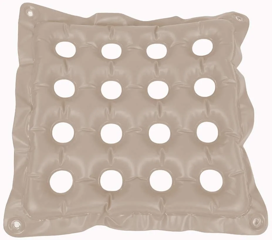 بالشتک بادی پی وی سی Domary، پد ماساژ الاستیک و تنفسی باسن، تاشو، مناسب برای استفاده در خانه، دفتر کار و تعطیلات ساحلی (خاکستری) بالشتک بادی پی وی سی Domary، پد ماساژ الاستیک و تنفسی باسن، تاشو، مناسب برای استفاده در خانه، دفتر کار و تعطیلات ساحلی (خاکستری)