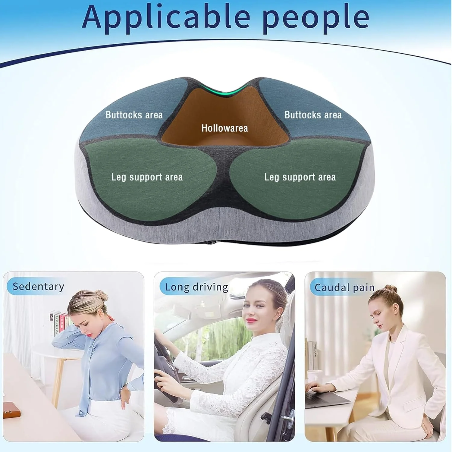 بالشتک صندلی راحتی ممتاز DIMUT، بالشتک دونات دنبالچه فوم حافظه دار ارتوپدی ضد لغزش برای درد دنبالچه، بالشتک صندلی اداری، صندلی خودرو، مسافرت، رانندگی، تسکین سیاتیک ویلچر (خاکستری) بالشتک صندلی راحتی ممتاز DIMUT، بالشتک دونات دنبالچه فوم حافظه دار ارتوپدی ضد لغزش برای درد دنبالچه، بالشتک صندلی اداری، صندلی خودرو، مسافرت، رانندگی، تسکین سیاتیک ویلچر (خاکستری)