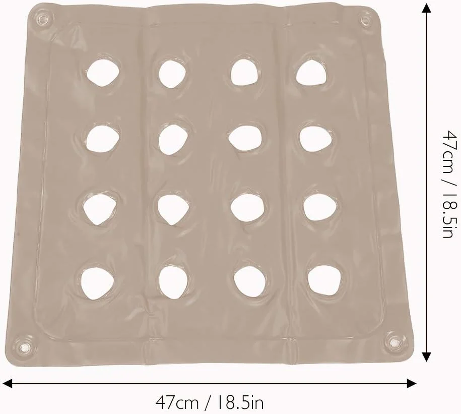 بالشتک بادی پی وی سی Domary، پد ماساژ الاستیک و تنفسی باسن، تاشو، مناسب برای استفاده در خانه، دفتر کار و تعطیلات ساحلی (خاکستری) بالشتک بادی پی وی سی Domary، پد ماساژ الاستیک و تنفسی باسن، تاشو، مناسب برای استفاده در خانه، دفتر کار و تعطیلات ساحلی (خاکستری)