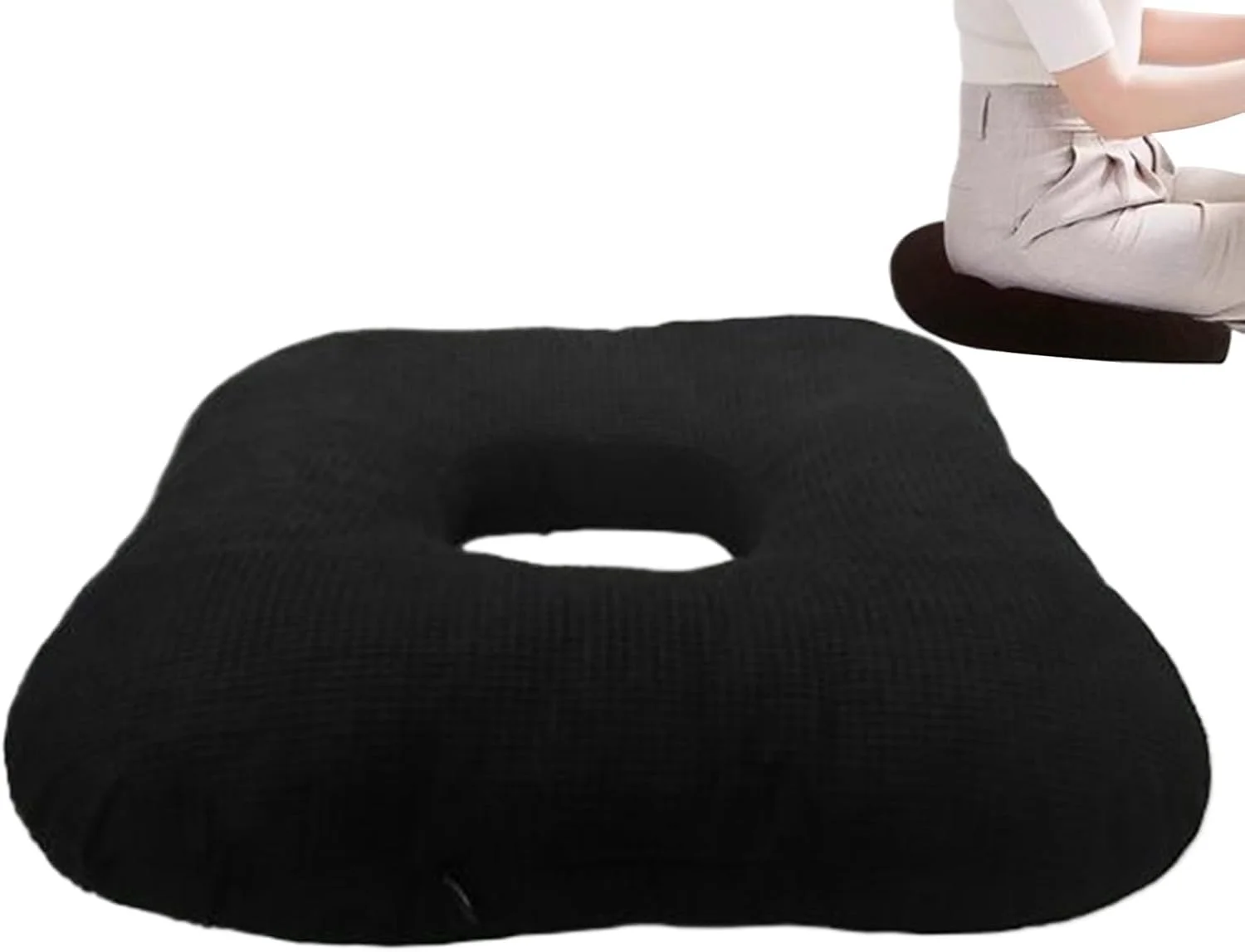 بالشتک دوناتی برای نشستن | تشک صندلی دوناتی - تشک صندلی راحت برای رویدادهای فضای باز، زمان استراحت مطالعه، اوقات فراغت در خانه، سفرهای طولانی جاده ای، اتاق نشیمن بالشتک دوناتی برای نشستن | تشک صندلی دوناتی - تشک صندلی راحت برای رویدادهای فضای باز، زمان استراحت مطالعه، اوقات فراغت در خانه، سفرهای طولانی جاده ای، اتاق نشیمن