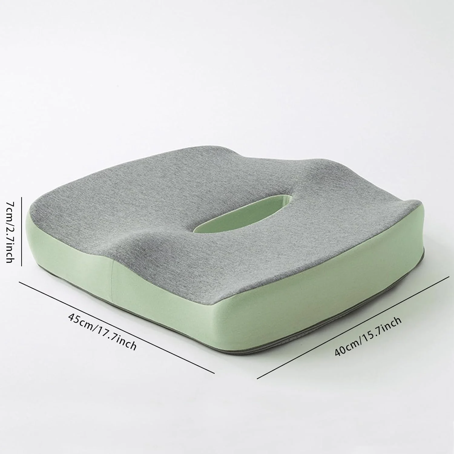 بالشتک صندلی راحتی ممتاز DIMUT - بالشتک دنبالچه فوم حافظه دار ضد لغزش، بالشتک دونات برای درد دنبالچه، مناسب برای زنان/مردان، چند منظوره برای ماشین، بازی، بالشتک صندلی اداری (سبز) بالشتک صندلی راحتی ممتاز DIMUT - بالشتک دنبالچه فوم حافظه دار ضد لغزش، بالشتک دونات برای درد دنبالچه، مناسب برای زنان/مردان، چند منظوره برای ماشین، بازی، بالشتک صندلی اداری (سبز)