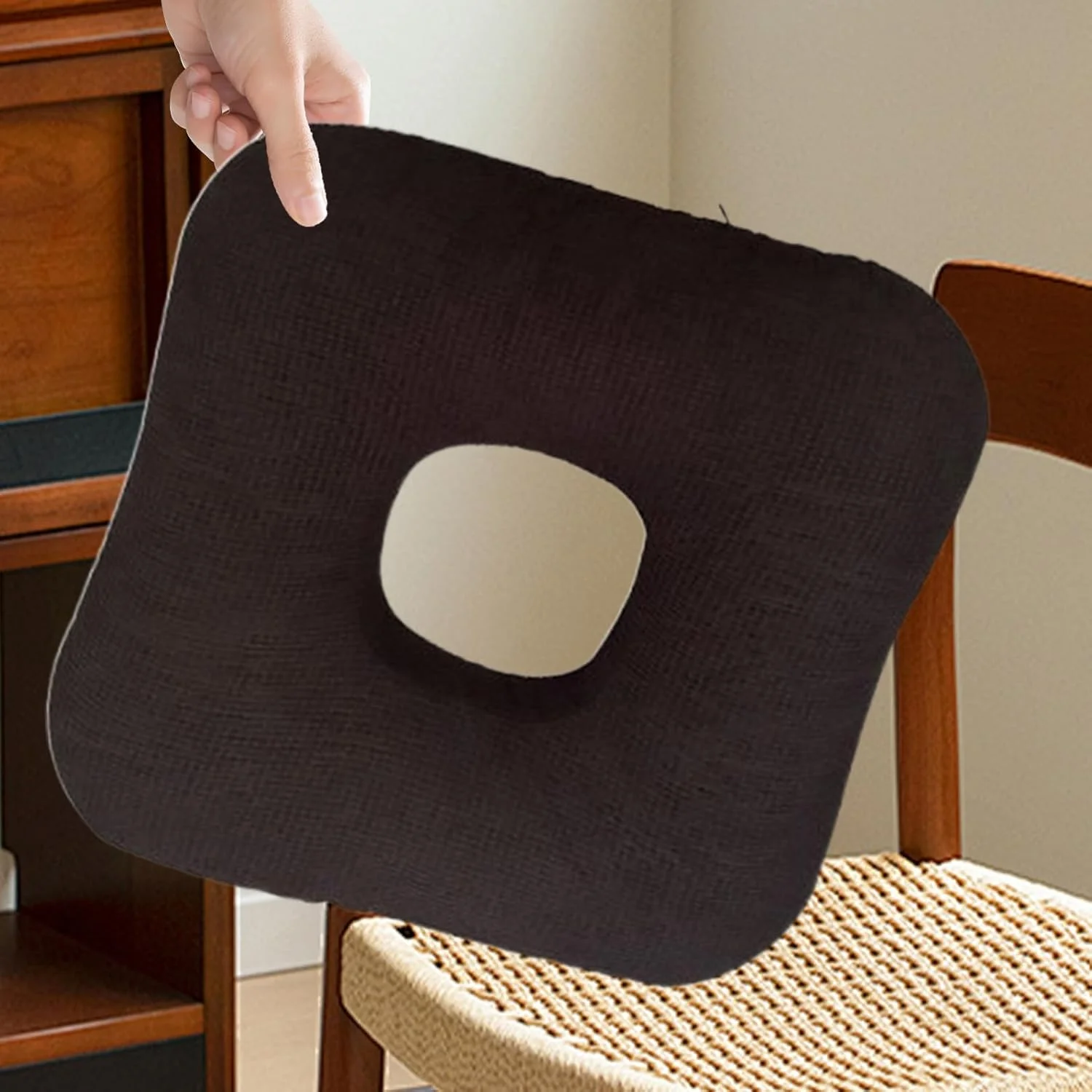 بالشتک دوناتی برای نشستن | پد صندلی - پد راحت صندلی برای رفت و آمد طولانی با ماشین، مطالعه، اتاق نشیمن و رویدادهای فضای باز