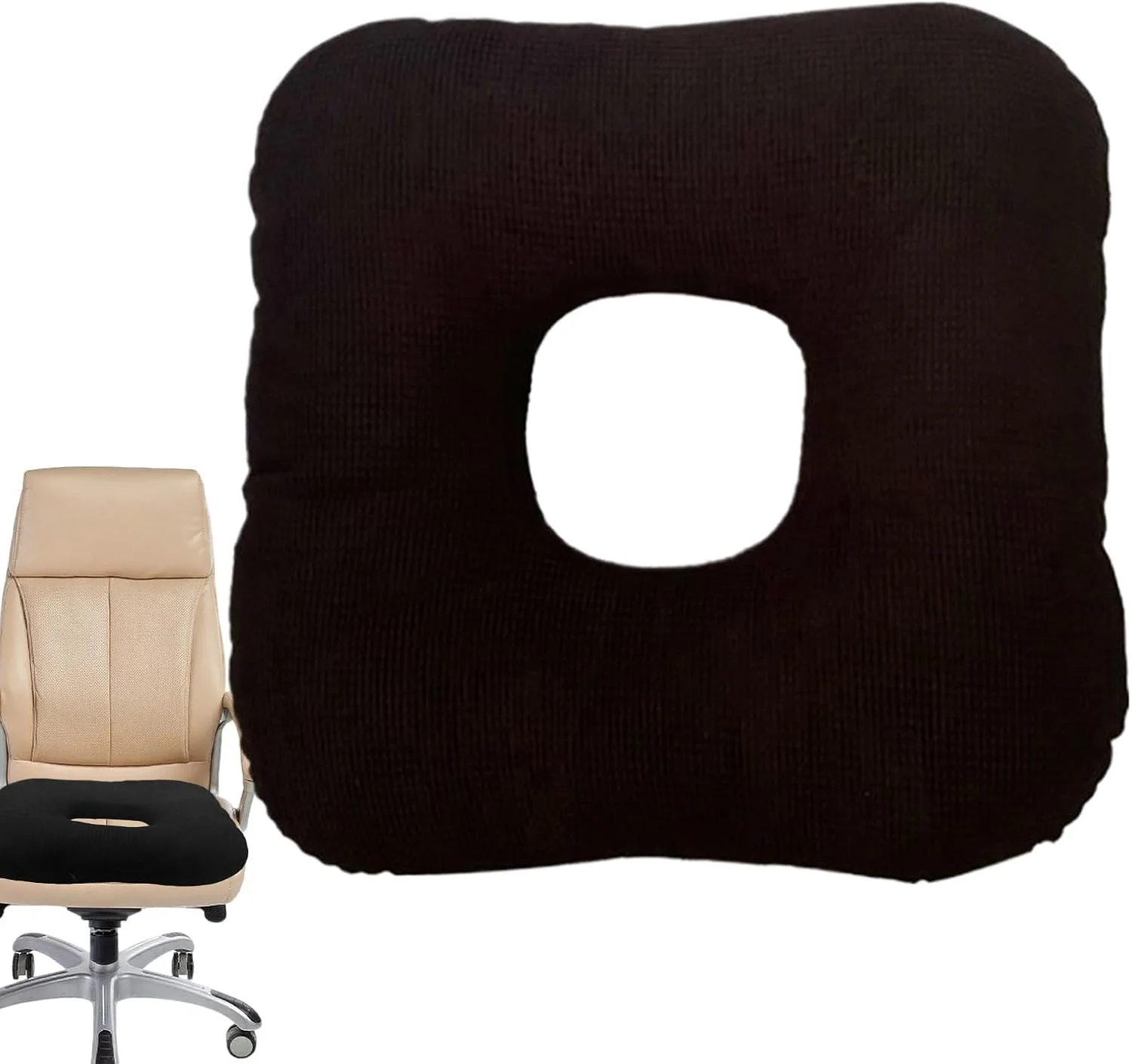 بالشتک صندلی دونات - تشک راحت برای رفت و آمد با ماشین، مطالعه، رویدادهای فضای باز، اوقات فراغت در خانه و سفرهای طولانی بالشتک صندلی دونات - تشک راحت برای رفت و آمد با ماشین، مطالعه، رویدادهای فضای باز، اوقات فراغت در خانه و سفرهای طولانی