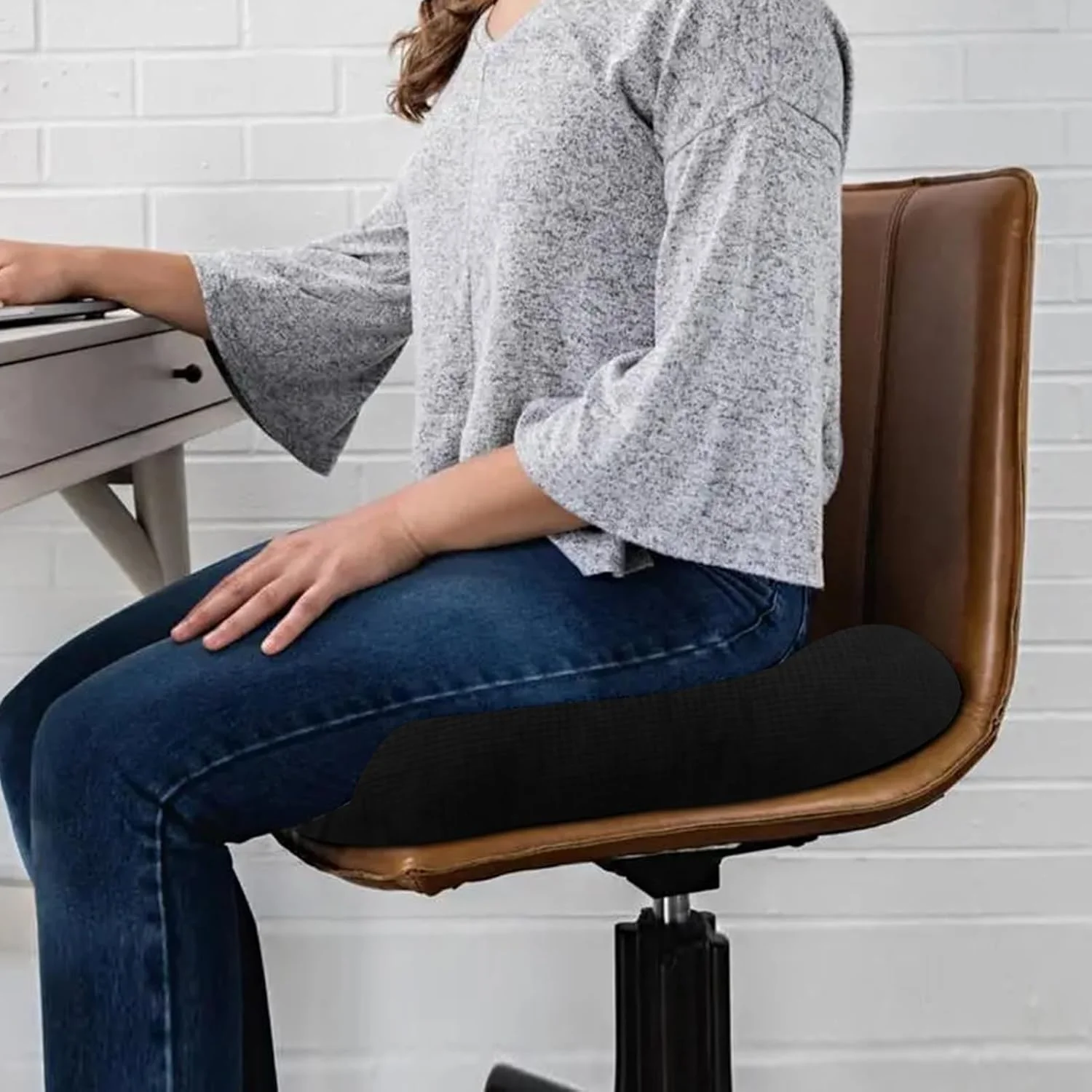 بالشتک دوناتی - پد صندلی راحت برای رانندگی های طولانی، سفرهای جاده ای، مطالعه، اتاق نشیمن و رویدادهای فضای باز