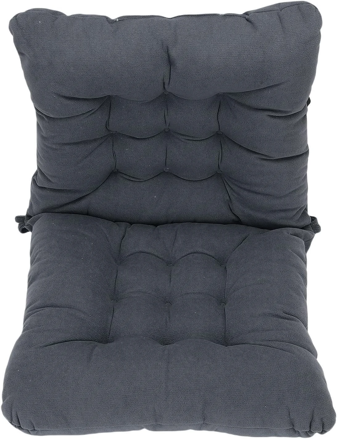 بالشتک صندلی اداری با پشتیبانی کمری، پد صندلی پنبه‌ای PP با بندهای قابل تنظیم، پشتیبانی ارگونومیک کمر (مشکی)