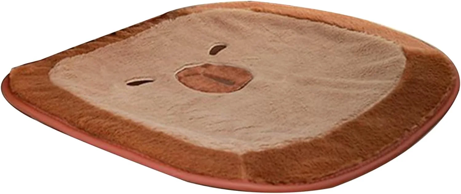 بالشتک صندلی خودرو | روکش صندلی جلوی مخمل کاپيبارا | زیرانداز صندلی برای کامیون، ون، رفت و آمد با شاسی بلند، منزل، اوقات استراحت و رانندگی طولانی