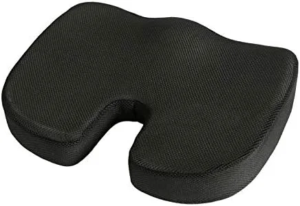 بالشتک طبی ارتوپدی - بالشتک فوم حافظه دار ضد لغزش دنبالچه برای درد دنبالچه - صندلی اداری خودرو