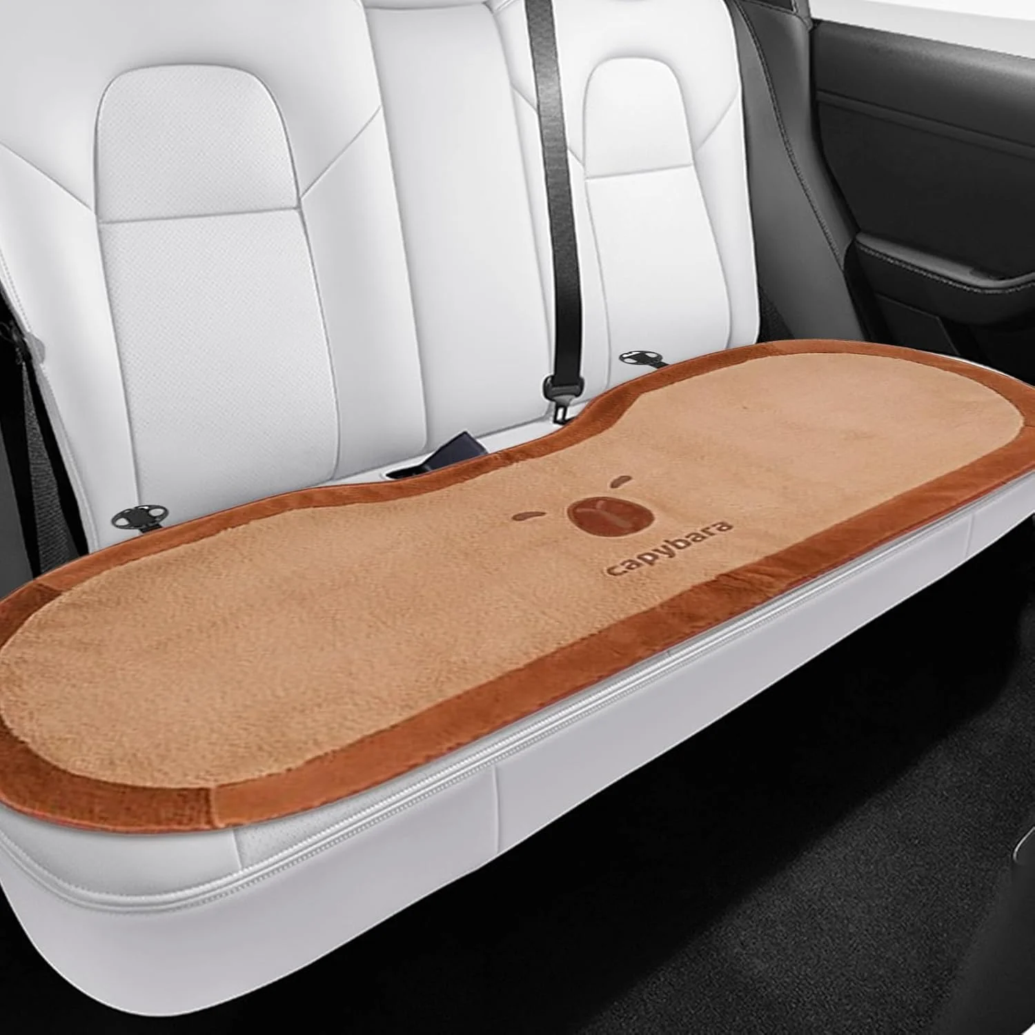 بالشتک صندلی رانندگی | پد صندلی ماشین پولیشی کاپيبارا | زیرانداز صندلی راحت برای خانه، کامیون، ون، شاسی بلند، رانندگی طولانی مدت، مطالعه و اوقات استراحت