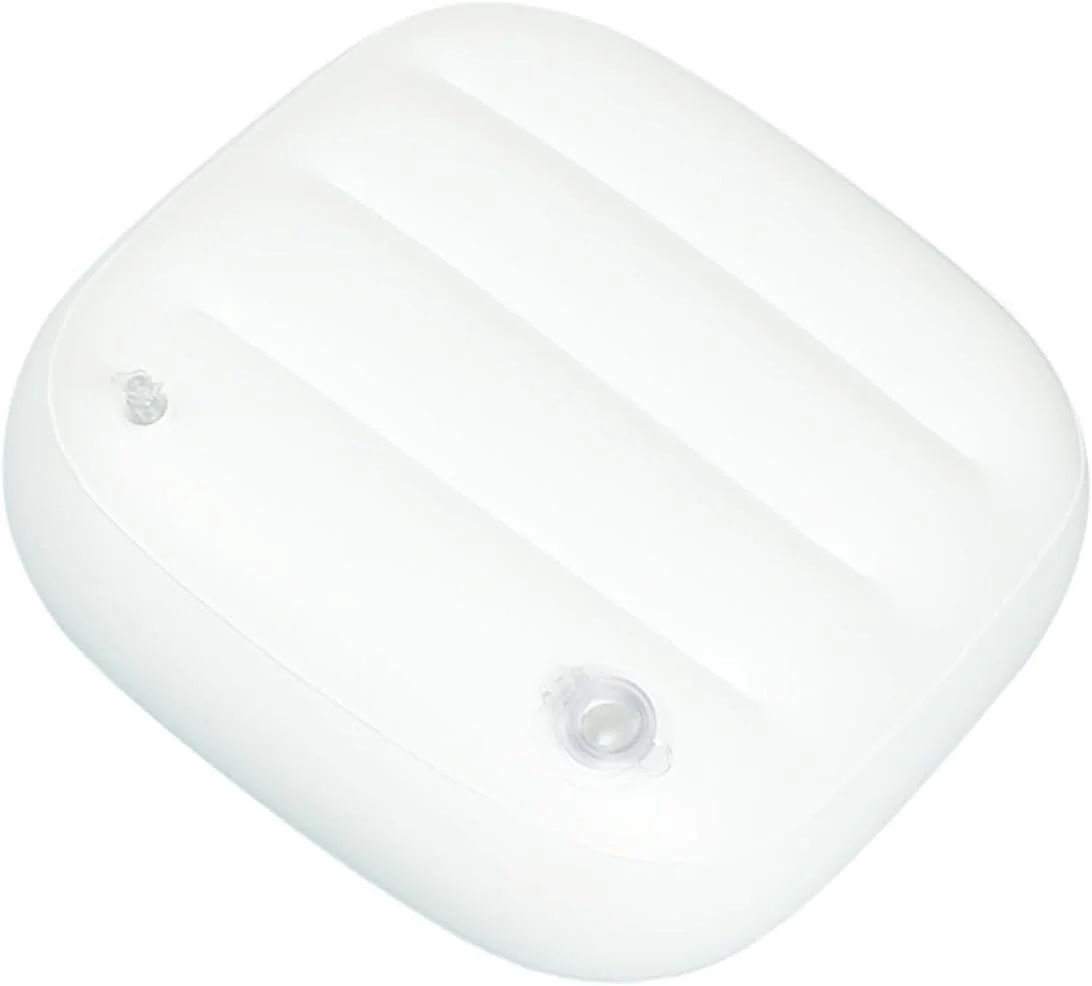 بالشت حمام بادی قابل حمل با قابلیت پر شدن با آب، کوسن صندلی تقویت کننده وان حمام برای افزایش راحتی، لوازم جانبی وان آب گرم، کوسن صندلی حمام اسپا