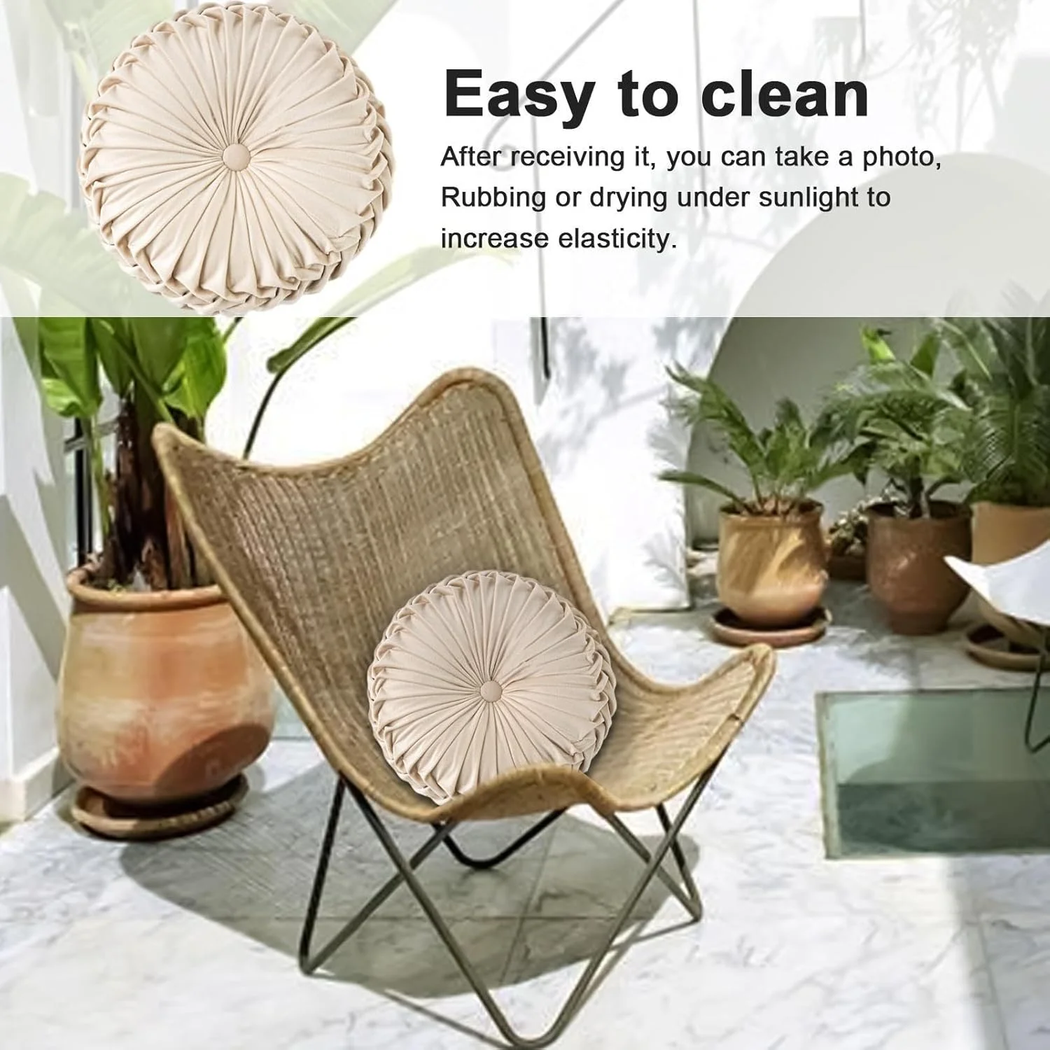 کوسن گرد برای مبل - کوسن مخملی طرح کدو تنبل، کوسن گرد تاتامی کوچک تزئینی برای دفاتر و اتاق