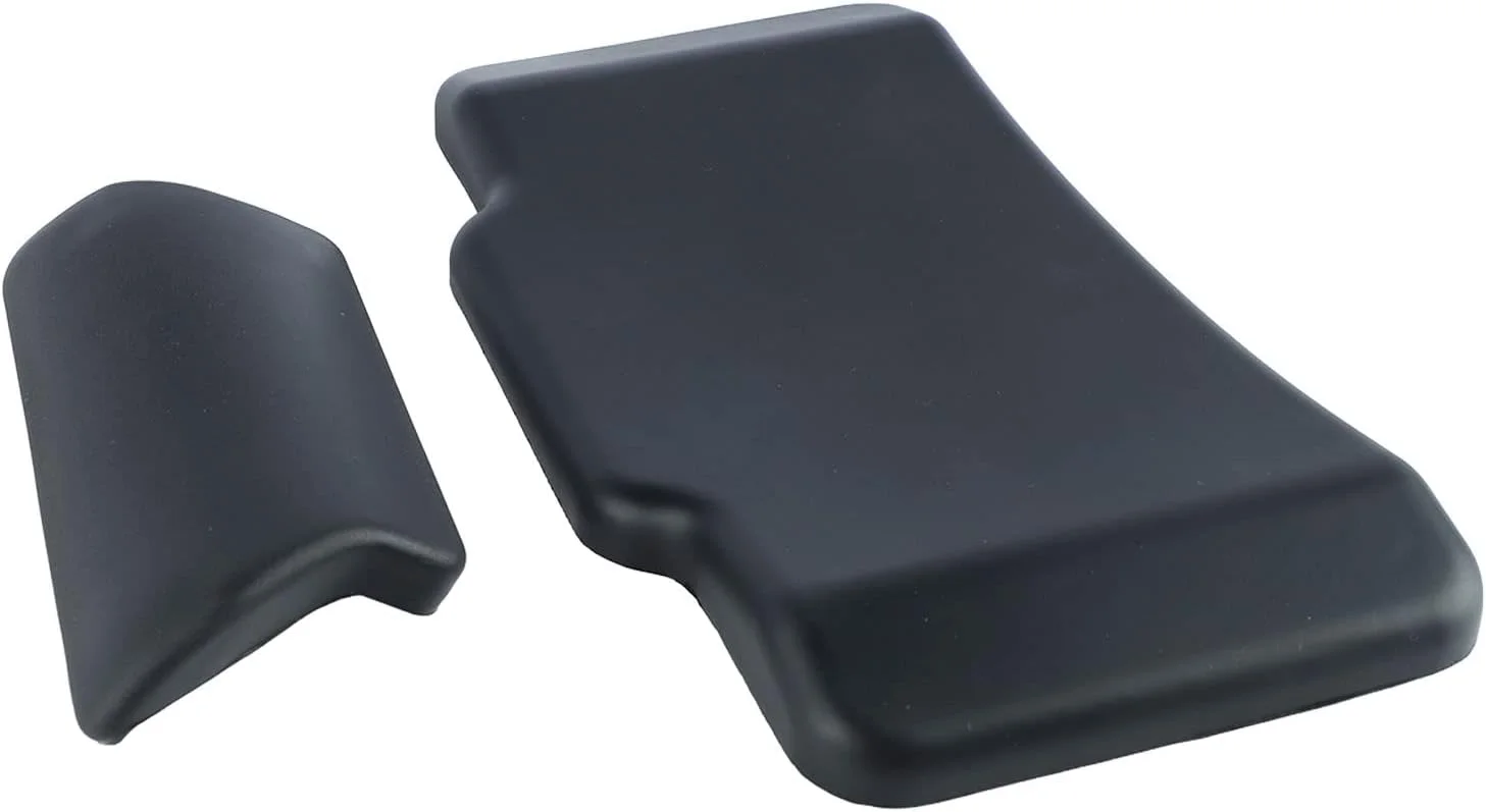 پد پشتی آسیکسیکس، چرم PU راحت با ضخامت 3 سانتی متر، بالشتک جعبه عقب، ضد ضربه، جداشدنی، بهبود ایمنی، نرم و بادوام، بالشتک پشتی موتور سیکلت با نوار دو طرفه