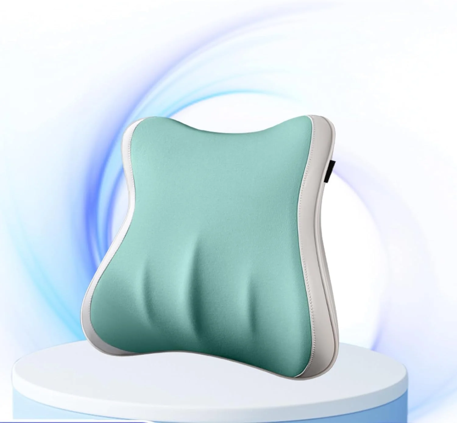 بالشتک پشتی طبی ارگونومیک برای صندلی خودرو و اداری - فوم حافظه دار برای تسکین درد کمر (سبز)