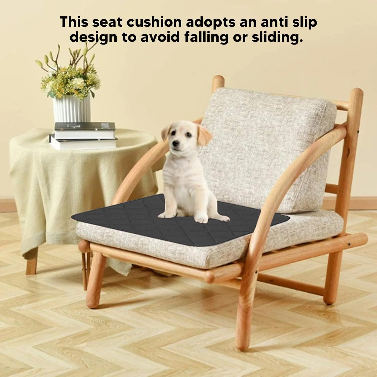 بالشتک صندلی 39x39 سانتی متر، ضد لغزش و جاذب، محافظت عالی، مناسب برای مبل حیوانات خانگی در منزل