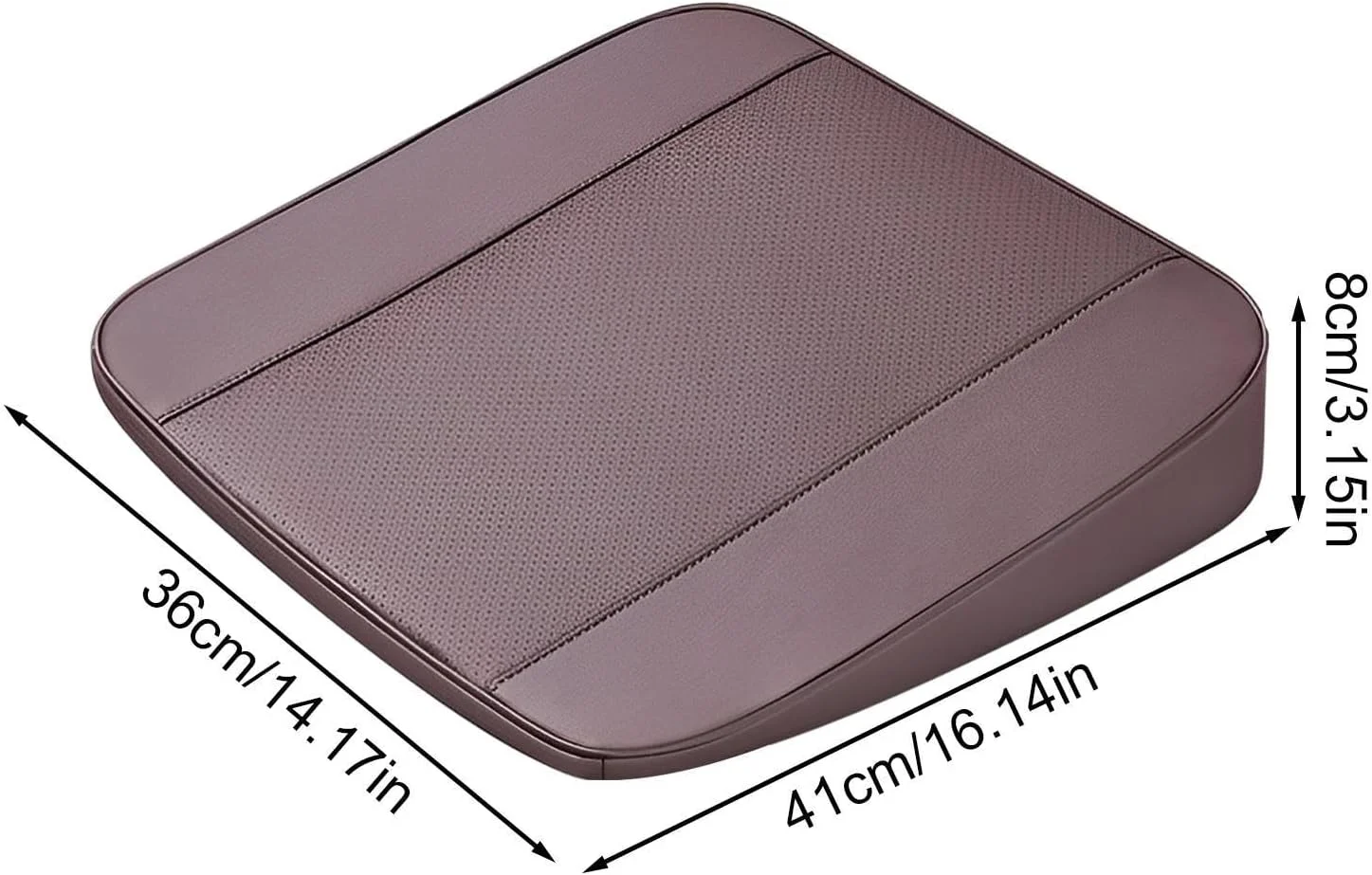 بالشتک صندلی خودرو پد ضخیم شده تقویت کننده صندلی خودرو برای صندلی بازی اداری مسافرتی ارتفاع 4/6/8 سانتی متر