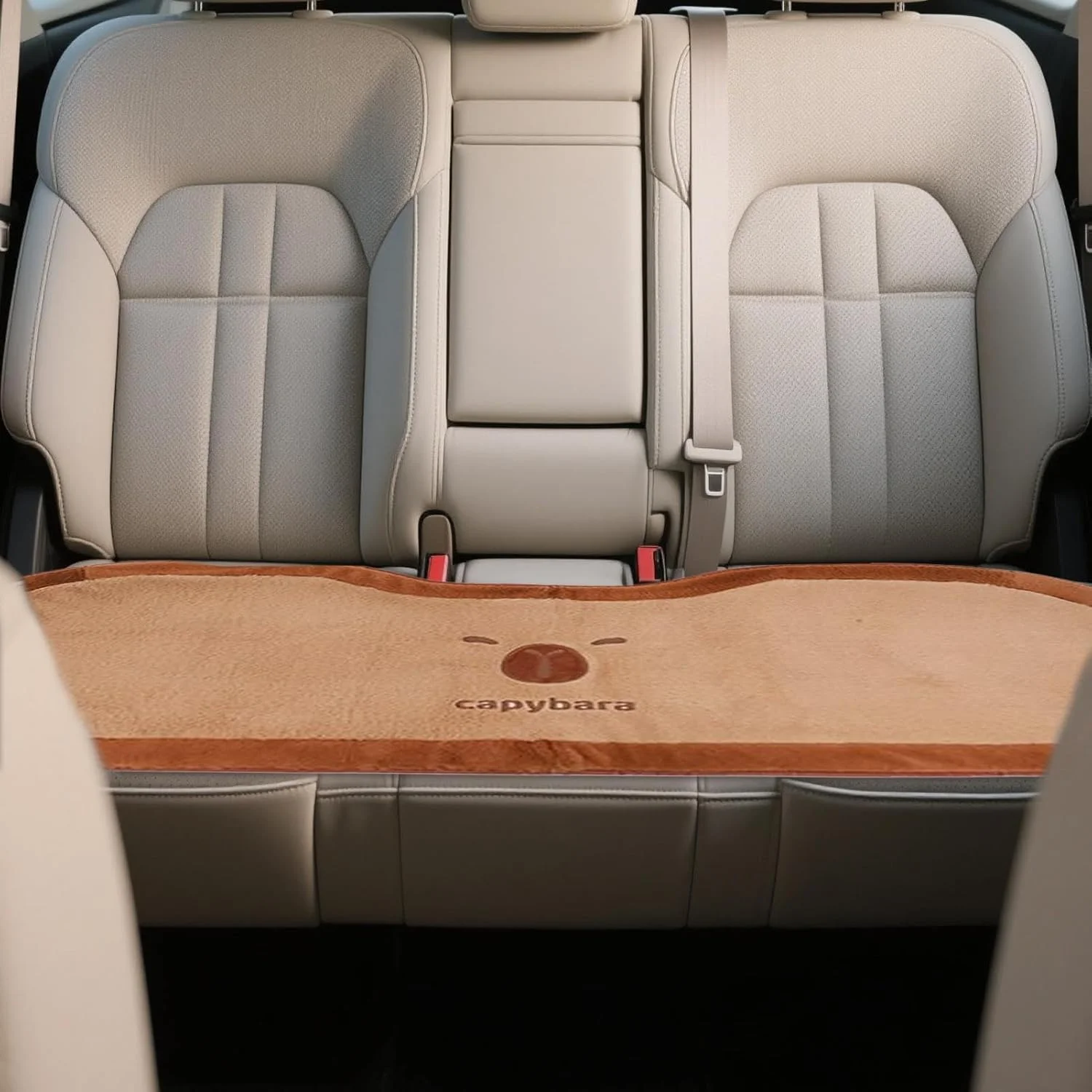 بالشتک صندلی رانندگی - پد بالشتکی صندلی خودرو طرح کاپیبارا | زیرانداز صندلی برای کامیون، ون، شاسی بلند، منزل، اوقات استراحت و رانندگی طولانی