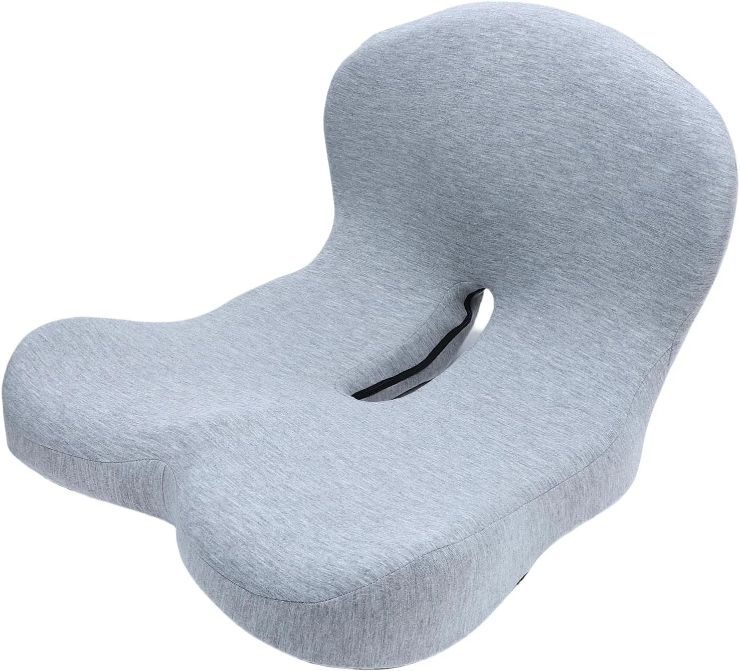 بالشتک صندلی فوم حافظه دار، بالشتک صندلی اداری ارگونومیک برای کمر، دنبالچه، سیاتیک، تسکین درد لگن، بالش پشتیبانی کمری با روکش جداشدنی ضد عرق