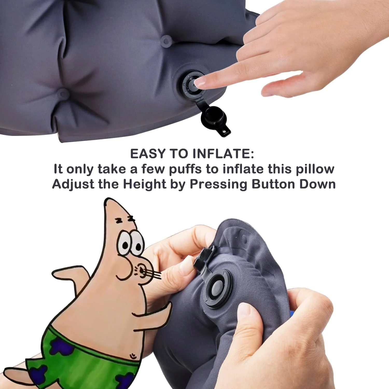 بالشتک صندلی بادی، پد صندلی هوای قابل حمل برای کاهش فشار با طراحی وافل تنفسی، پشتیبانی راحت برای نشستن طولانی مدت روی صندلی های اداری، صندلی ماشین و ویلچر