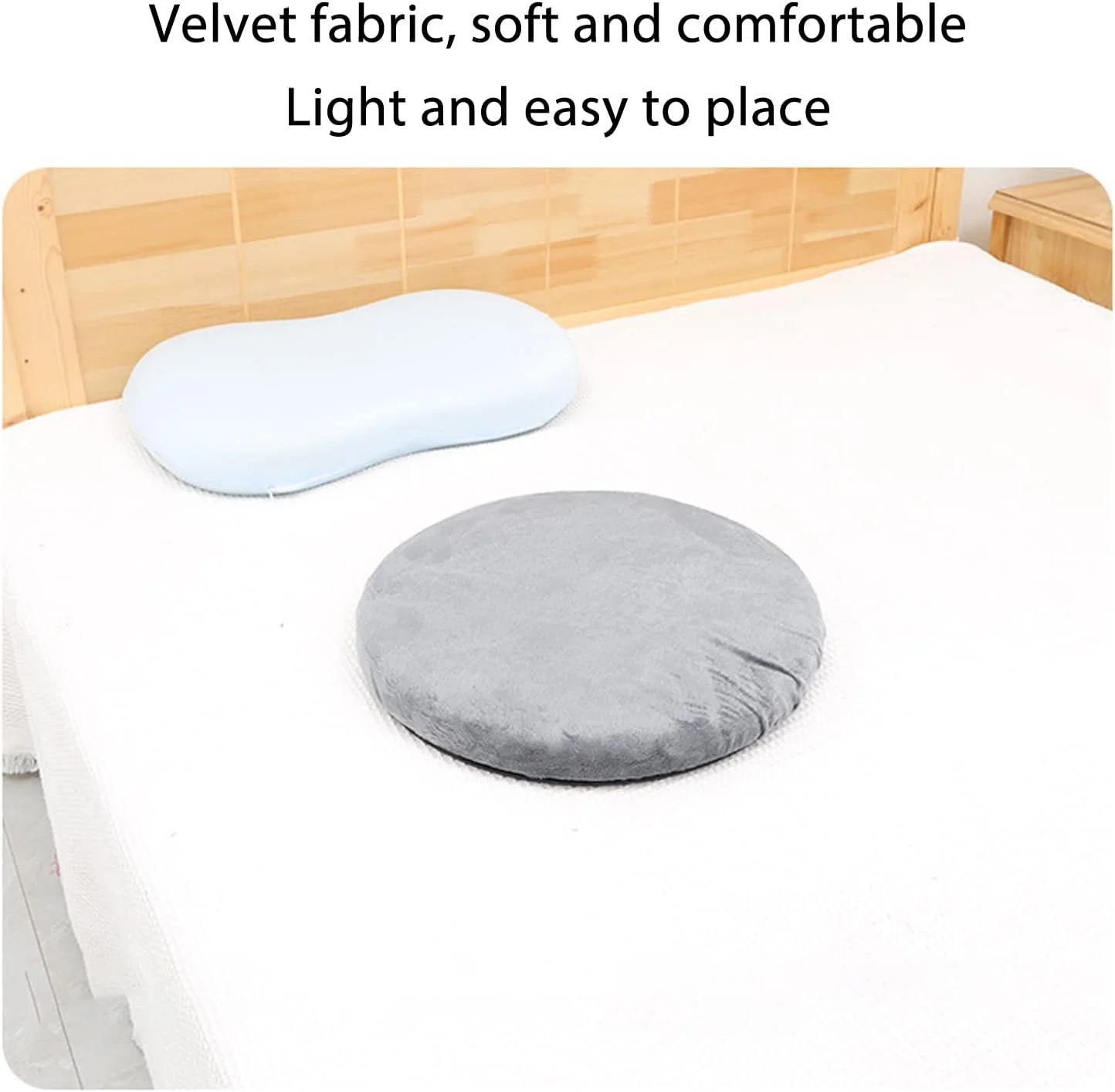 بالشتک نشیمن گردان، بالشتک چرخان انتقال آسان پنبه ای با قابلیت ارتجاعی بالا برای استفاده خانگی برای بیمارانی که در بستر هستند