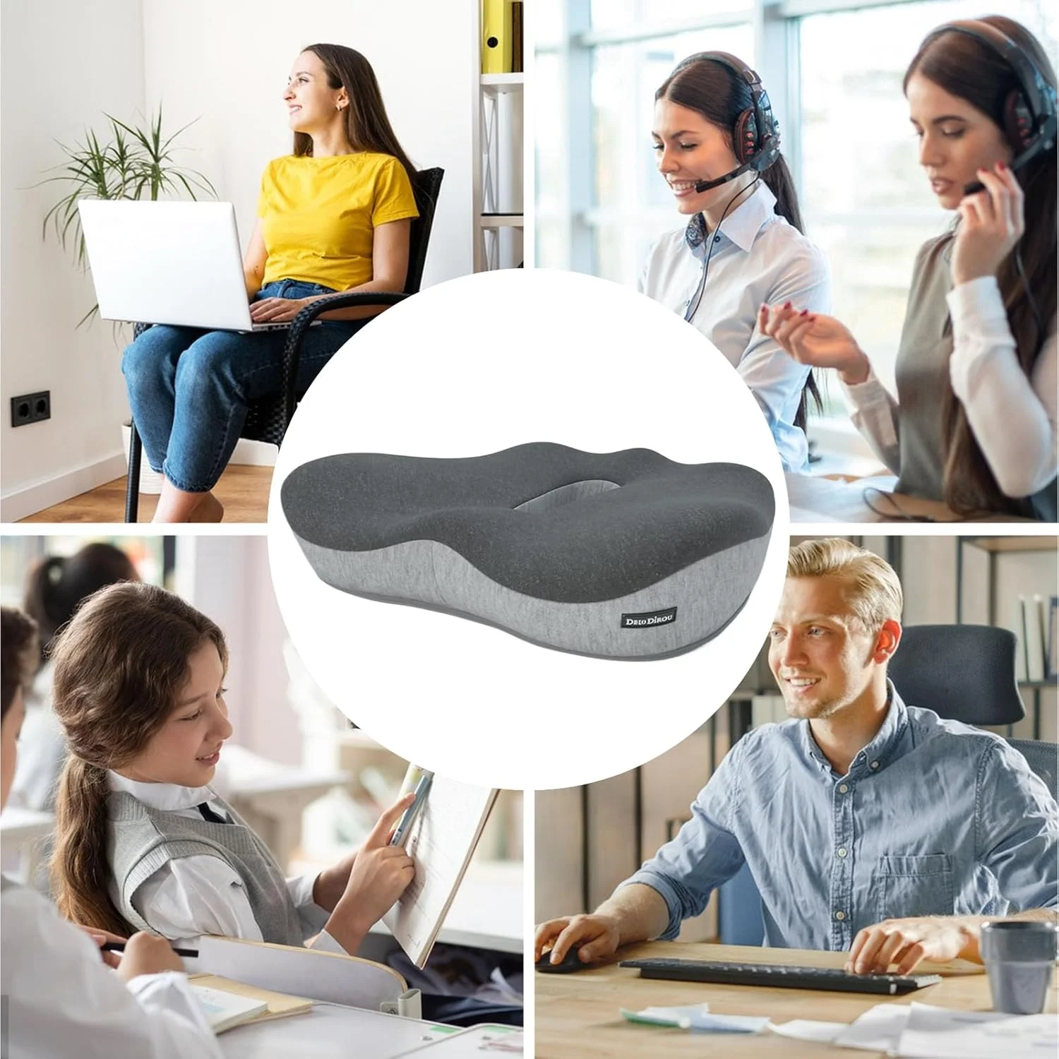 پد صندلی میز - بالشتک فوم نرم، بالشتک نشیمنگاه برای کارمندان، بالشتک راحت صندلی راننده، بالشتک های بالابر تسکین دهنده فشار پد صندلی میز - بالشتک فوم نرم، بالشتک نشیمنگاه برای کارمندان، بالشتک راحت صندلی راننده، بالشتک های بالابر تسکین دهنده فشار