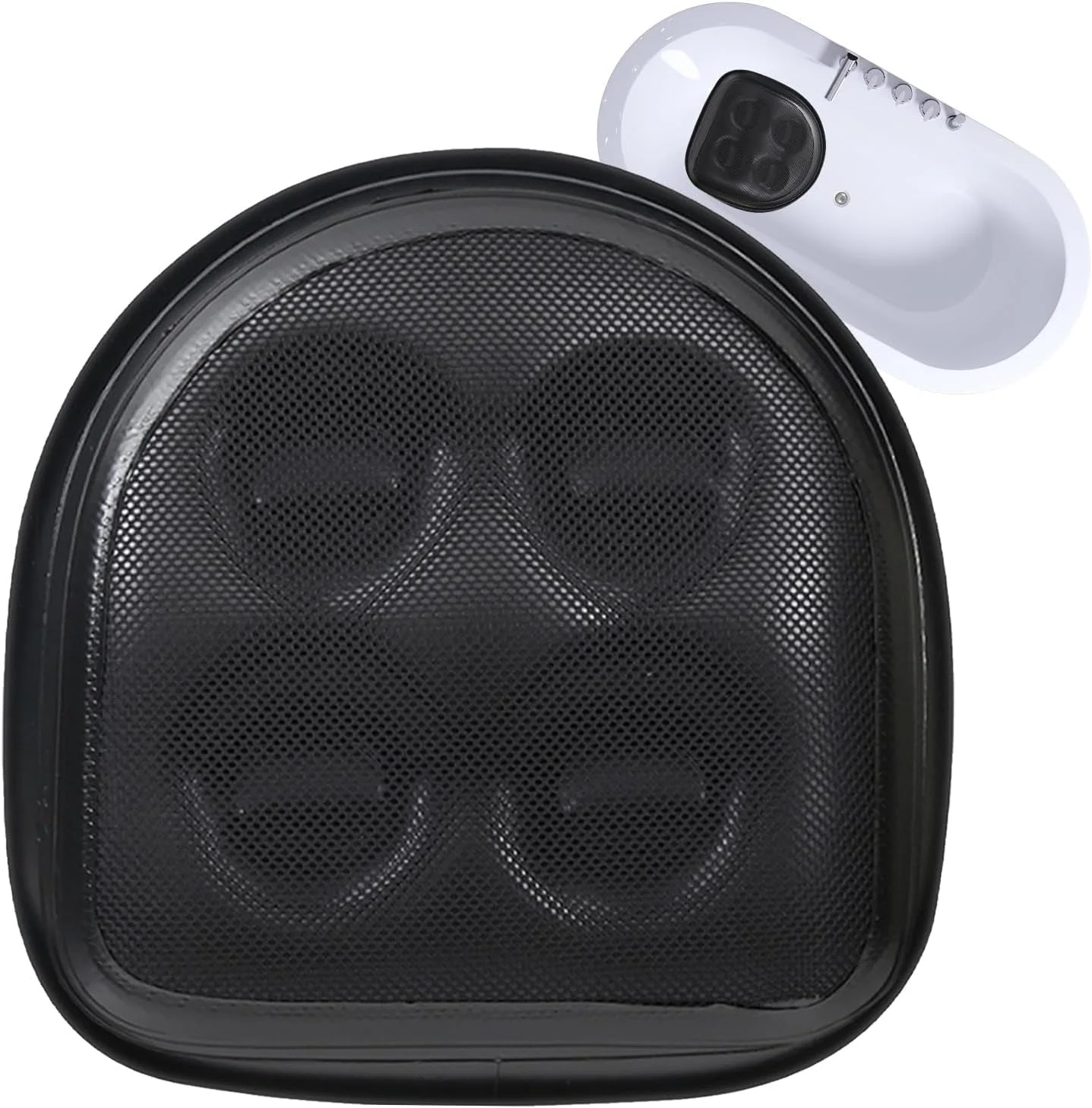 بالشتک صندلی بادی، صندلی ضد لغزش و دارای انحنا برای اسپا با زیره ضد لغزش، کوسن توری هوا قابل حمل برای رانندگی روزانه، محل کار، مسافرت، خانه، میز، کمپینگ، هواپیما