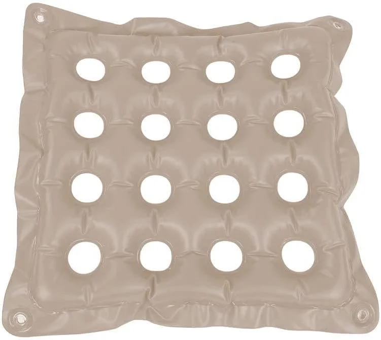 بالشتک بادی موریلیان، تشک پشتیبانی از لگن الاستیک و تنفسی برای خانه، دفتر، ساحل، مناسب برای موارد بسیار (خاکستری)