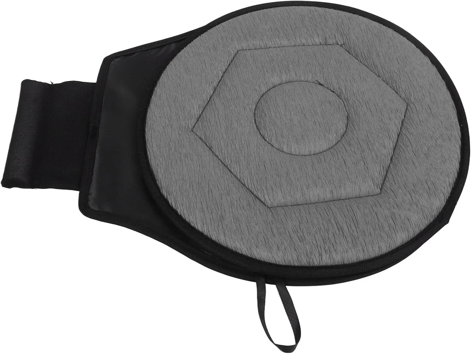 بالشتک گردان 360 درجه خودرو Fafeicy با پایه ضد لغزش، قطر 38 سانتی متر، پد ارگونومیک برای سالمندان، زنان باردار، دفتر کار، منزل و مسافرت (خاکستری)