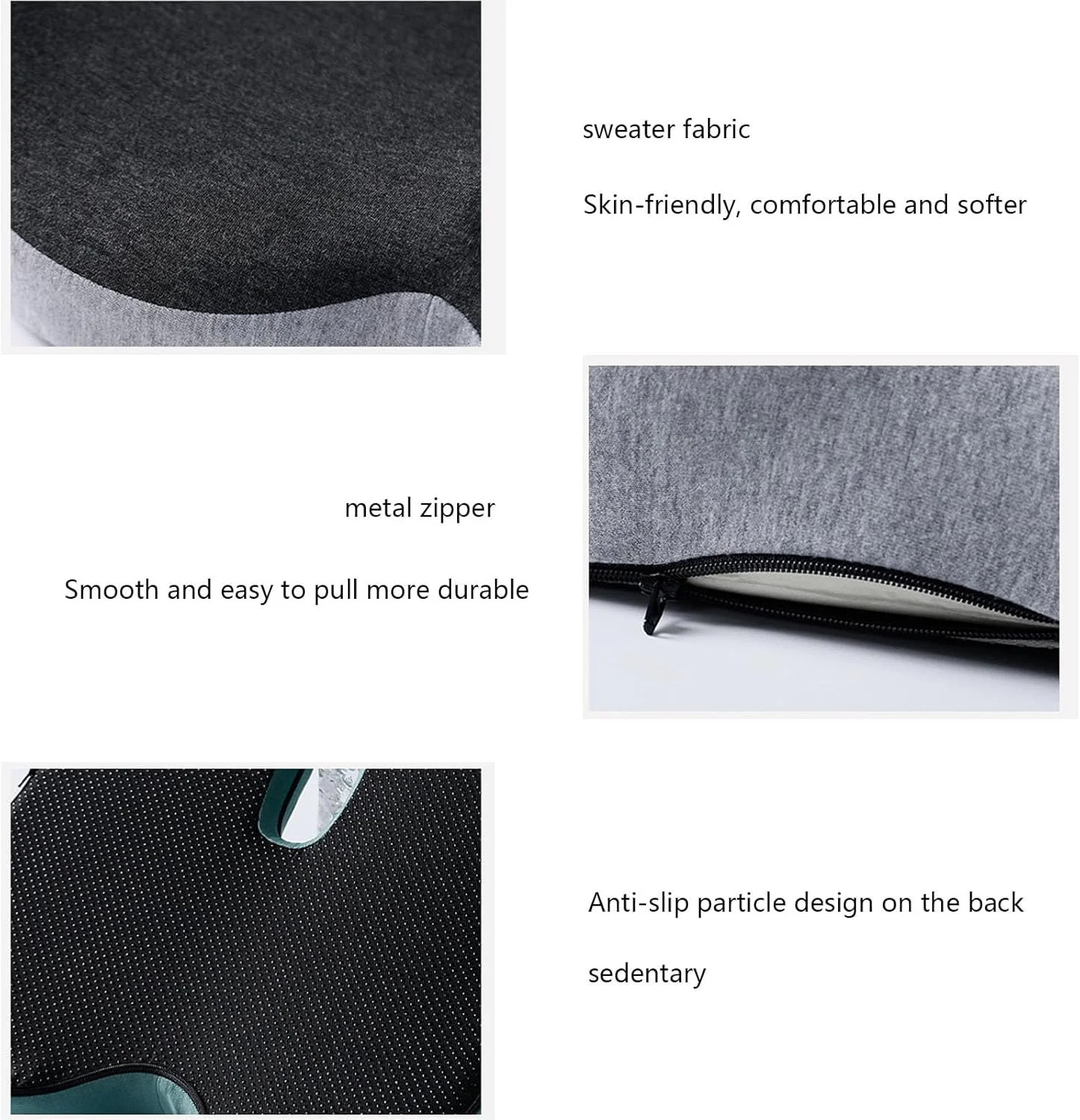 بالشتک صندلی فوم حافظهدار Lomeshow، بالشتک صندلی برای پشتیبانی کمری اداری، پشتیبانی طولانی مدت از کمر و تسکین درد سیاتیک، برای کارمندان، زنان باردار و رانندگان (خاکستری مشکی) بالشتک صندلی فوم حافظهدار Lomeshow، بالشتک صندلی برای پشتیبانی کمری اداری، پشتیبانی طولانی مدت از کمر و تسکین درد سیاتیک، برای کارمندان، زنان باردار و رانندگان (خاکستری مشکی)