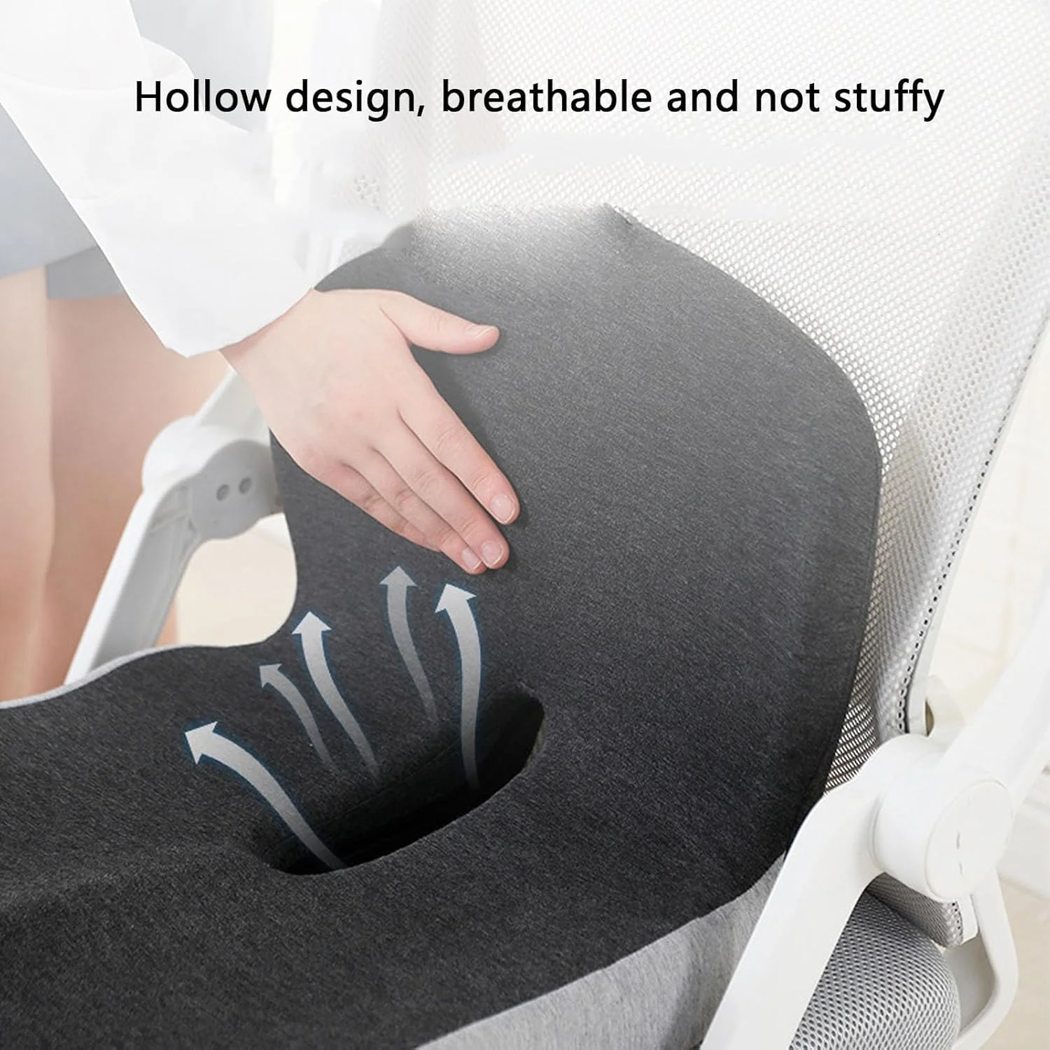 بالشتک صندلی فوم حافظهدار Lomeshow، بالشتک صندلی برای پشتیبانی کمری اداری، پشتیبانی طولانی مدت از کمر و تسکین درد سیاتیک، برای کارمندان، زنان باردار و رانندگان (خاکستری مشکی) بالشتک صندلی فوم حافظهدار Lomeshow، بالشتک صندلی برای پشتیبانی کمری اداری، پشتیبانی طولانی مدت از کمر و تسکین درد سیاتیک، برای کارمندان، زنان باردار و رانندگان (خاکستری مشکی)