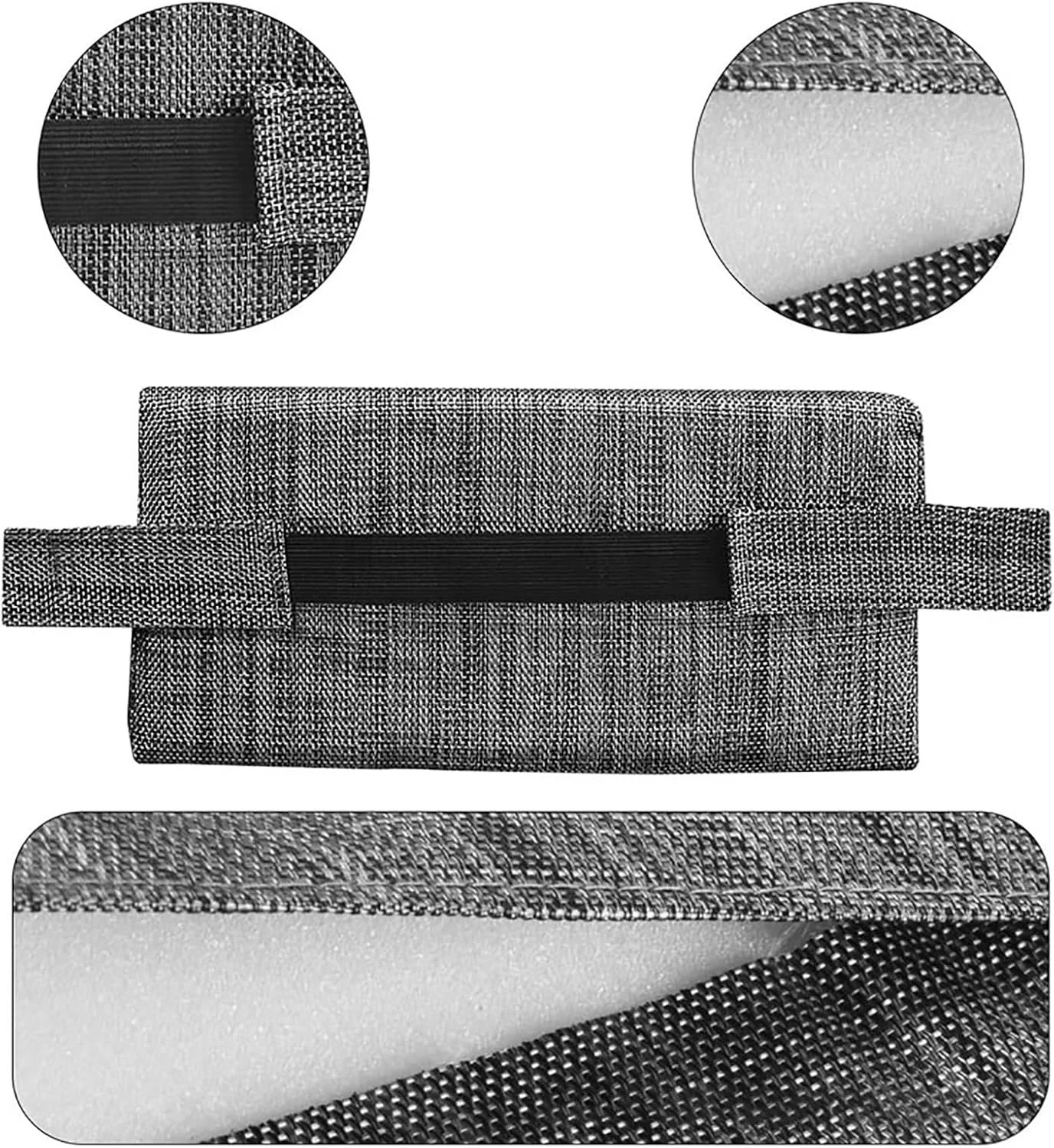 بالش صندلی آفتابگیر | بالش های ضد آب مناسب فضای باز - بالش نرم و قابل جابجایی برای استراحت سر و گردن، صندلی های پاسیو، صندلی های راحتی