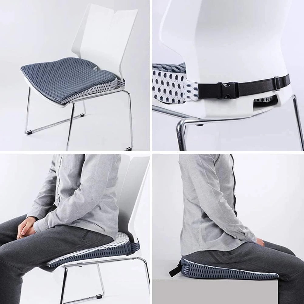 بالشتک صندلی گوه ای خودرو YJWAN برای صندلی راننده خودرو، صندلی اداری، ویلچر، پشتیبانی از دنبالچه و تسکین درد استخوان دنبالچه، بالشتک صندلی فوم حافظه دار بالشتک صندلی گوه ای خودرو YJWAN برای صندلی راننده خودرو، صندلی اداری، ویلچر، پشتیبانی از دنبالچه و تسکین درد استخوان دنبالچه، بالشتک صندلی فوم حافظه دار