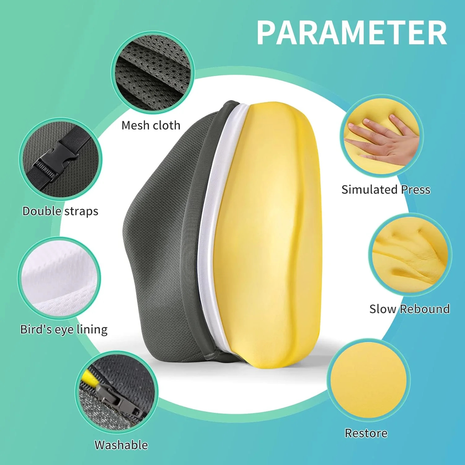بالشتک پشتی کمری برای صندلی اداری، بالشتک پشتی برای صندلی خودرو، پشتیبانی ارگونومیک از کمر، بالشتک صندلی میز کار برای درد کمر، بالشتک تکیه گاه کمر، پشتیبانی کمری بالشتک پشتی کمری برای صندلی اداری، بالشتک پشتی برای صندلی خودرو، پشتیبانی ارگونومیک از کمر، بالشتک صندلی میز کار برای درد کمر، بالشتک تکیه گاه کمر، پشتیبانی کمری