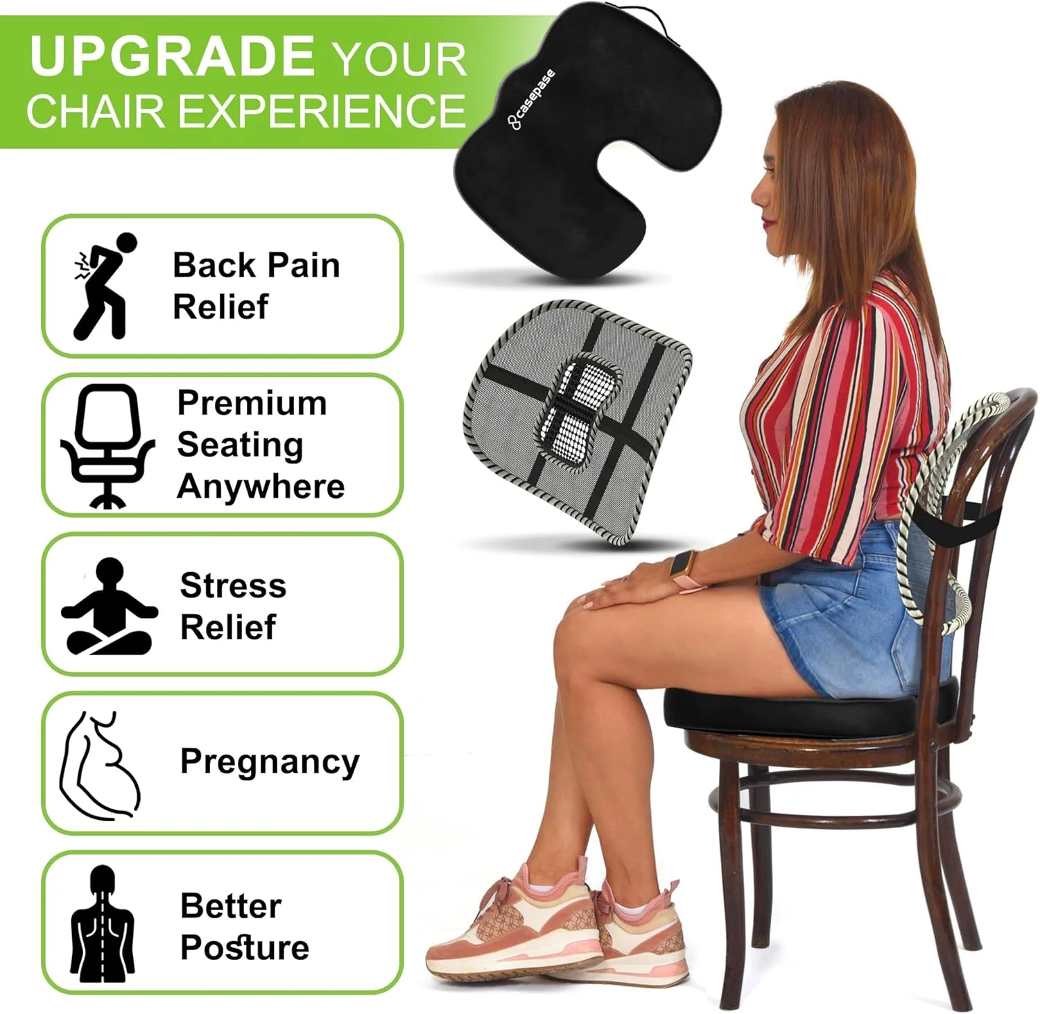 ست پشتی کمری توری و کوسن صندلی ژلی برای خودرو و صندلی اداری - پشتی کمری قابل تنظیم و تنفسی با کوسن ژلی خنک کننده برای اصلاح وضعیت بدن ست پشتی کمری توری و کوسن صندلی ژلی برای خودرو و صندلی اداری - پشتی کمری قابل تنظیم و تنفسی با کوسن ژلی خنک کننده برای اصلاح وضعیت بدن