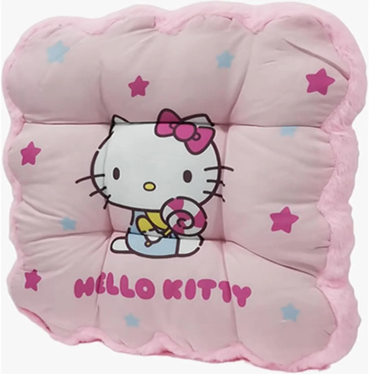 کوسن پشتی و کوسن نشیمن چاپی نفیس شخصیت های Sanrio مینی سو (Hello Kitty) کوسن پشتی و کوسن نشیمن چاپی نفیس شخصیت های Sanrio مینی سو (Hello Kitty)