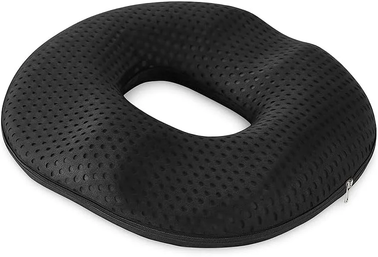 بالشتک دونات بارداری زیتون مون | بالش نشیمن دوران بارداری و بعد از زایمان برای دنبالچه، هموروئید و بهبودی پس از زایمان | فوم حافظه دار با روکش قابل شستشو