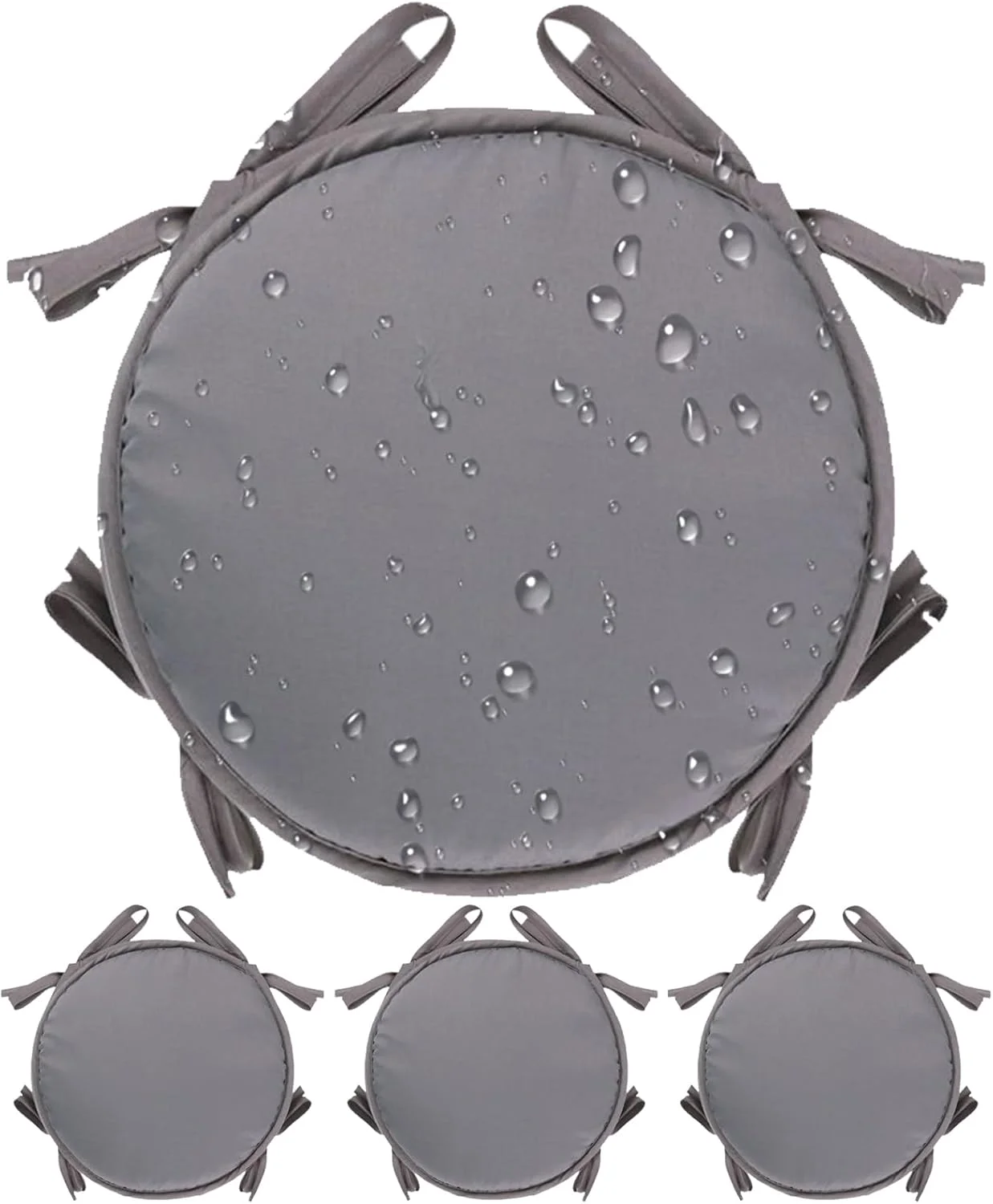 بالشتک صندلی بیسترو فضای باز، پدهای صندلی باغ ضد آب، پد صندلی گرد قابل تنظیم برای ایوان کافه حیاط چمن بالکن فضای داخلی و خارجی بالشتک صندلی بیسترو فضای باز، پدهای صندلی باغ ضد آب، پد صندلی گرد قابل تنظیم برای ایوان کافه حیاط چمن بالکن فضای داخلی و خارجی