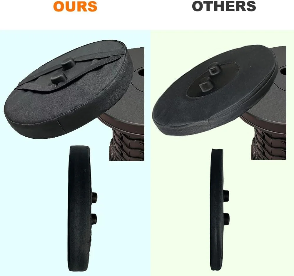 بالشتک ضخیم صندلی برای چهارپایه های تلسکوپی، پد صندلی تاشو با فوم حافظه دار ضخیم، مناسب برای تمام چهارپایه های تاشو گرد (فقط بالشتک) بالشتک ضخیم صندلی برای چهارپایه های تلسکوپی، پد صندلی تاشو با فوم حافظه دار ضخیم، مناسب برای تمام چهارپایه های تاشو گرد (فقط بالشتک)