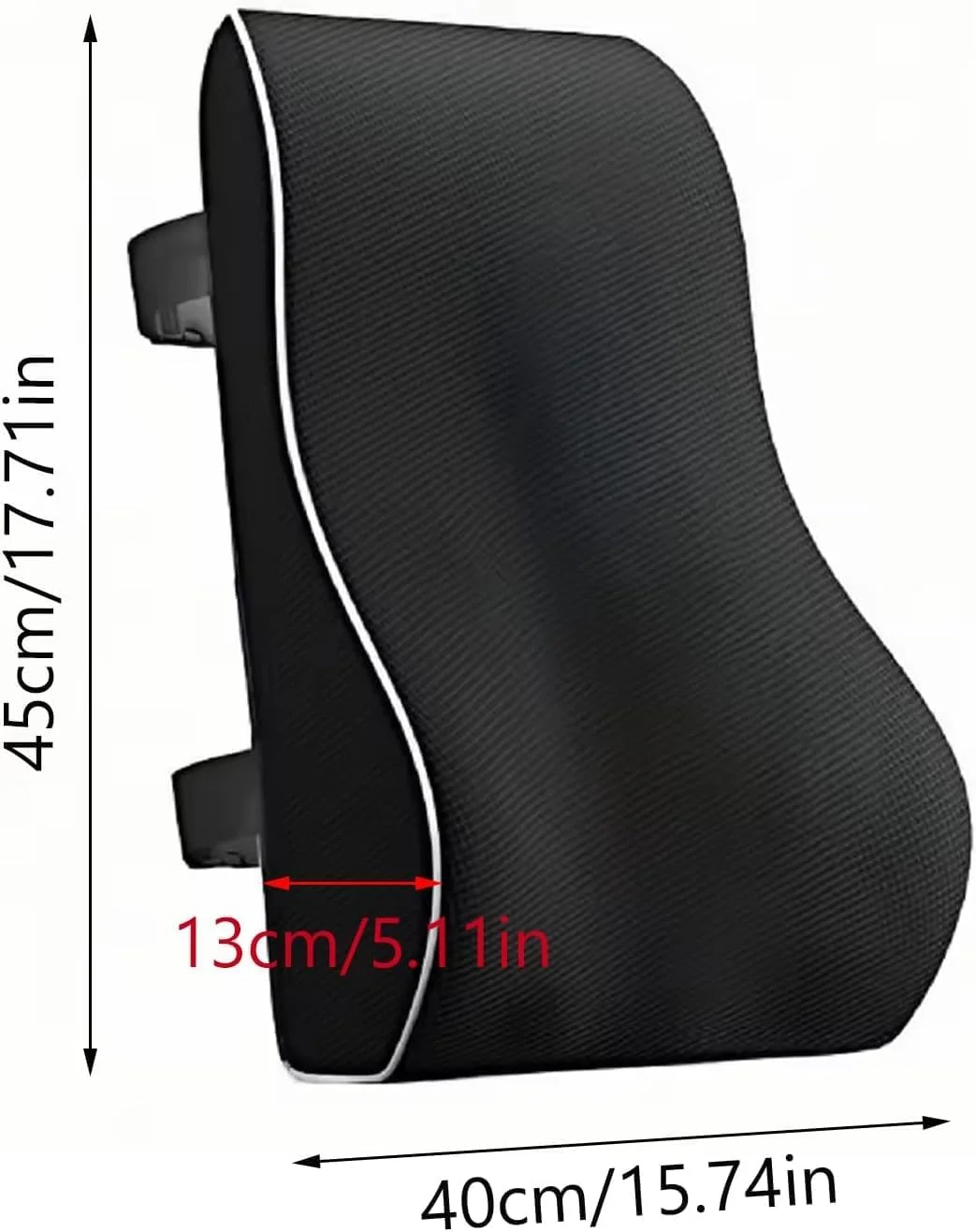 بالشتک طبی پشتی برای صندلی اداری، فوم حافظهدار برای تسکین درد کمر و بهبود وضعیت بدنی، بالشتک بزرگ پشتی برای خودرو، صندلی تکیهدار، روکش توری تنفسی، بند دوگانه قابل تنظیم 42x33.5 سانتیمتر بالشتک طبی پشتی برای صندلی اداری، فوم حافظهدار برای تسکین درد کمر و بهبود وضعیت بدنی، بالشتک بزرگ پشتی برای خودرو، صندلی تکیهدار، روکش توری تنفسی، بند دوگانه قابل تنظیم 42x33.5 سانتیمتر