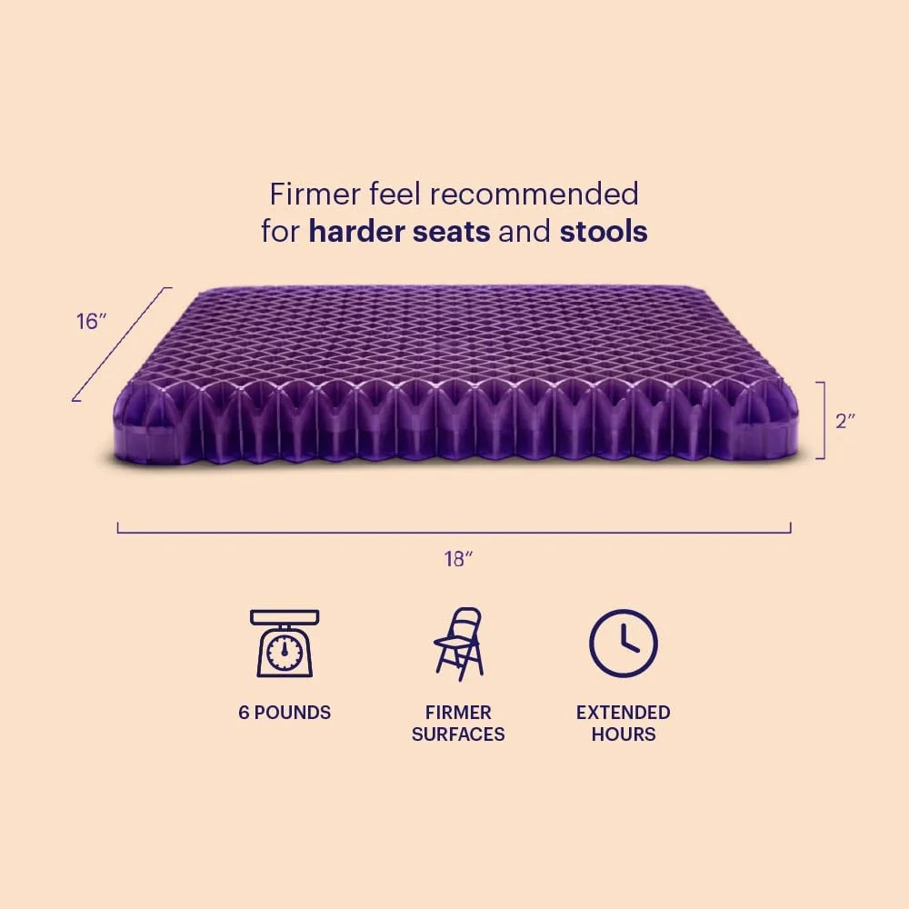بالشتک نشیمن سلطنتی بنفش - بالشتک نشیمن برای صندلی ماشین یا اداری - می تواند به تسکین کمردرد و درد سیاتیک کمک کند بالشتک نشیمن سلطنتی بنفش - بالشتک نشیمن برای صندلی ماشین یا اداری - می تواند به تسکین کمردرد و درد سیاتیک کمک کند