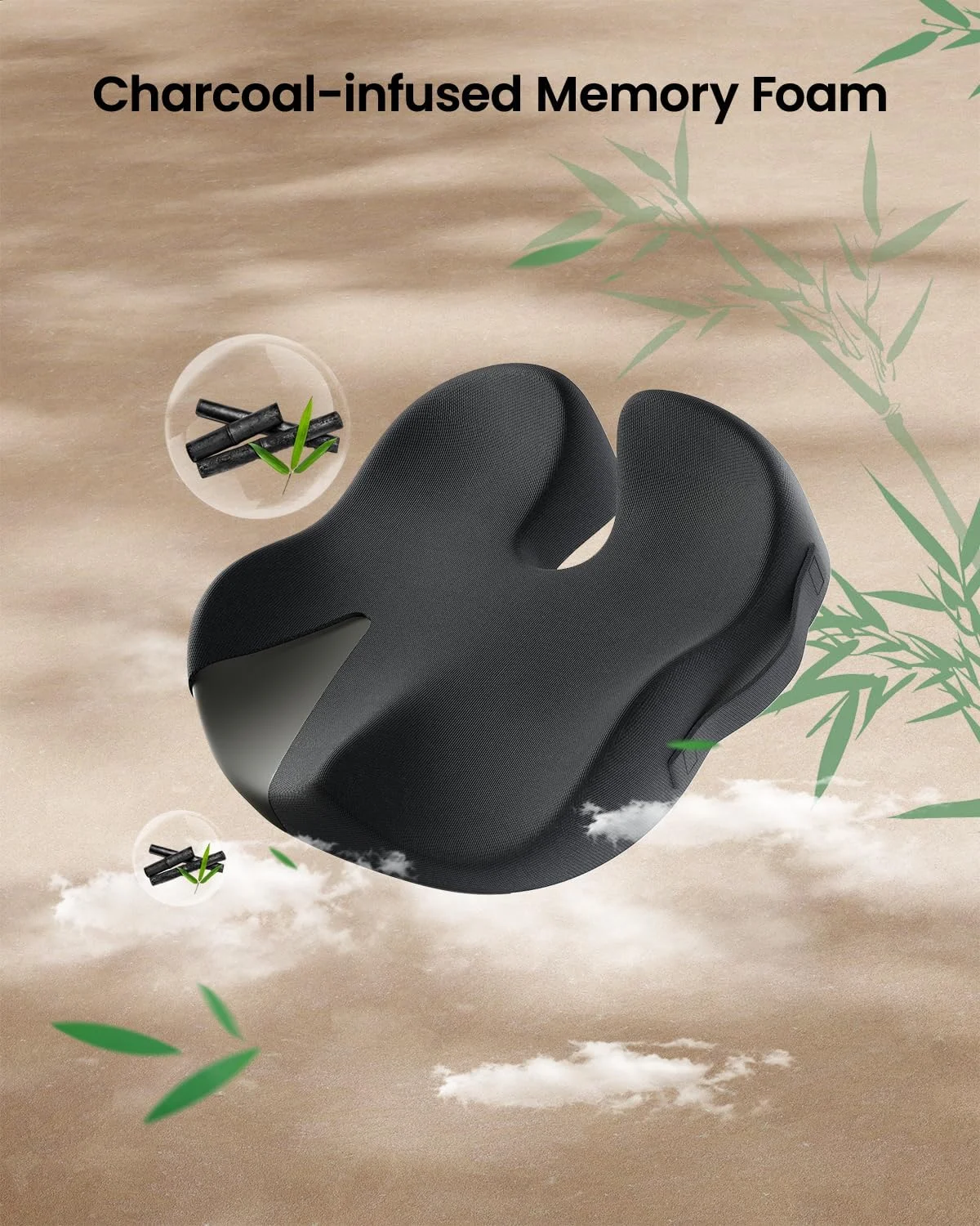 بالشتک صندلی ProtoArc، بالشتک صندلی اداری برای سیاتیک، بالشتک دنبالچه، بالشتک صندلی فوم حافظه دار ارگونومیک برای خودرو، منزل، پد کاهش فشار برای باسن، استخوان دنبالچه، راحتی در تمام طول روز - مشکی بالشتک صندلی ProtoArc، بالشتک صندلی اداری برای سیاتیک، بالشتک دنبالچه، بالشتک صندلی فوم حافظه دار ارگونومیک برای خودرو، منزل، پد کاهش فشار برای باسن، استخوان دنبالچه، راحتی در تمام طول روز - مشکی