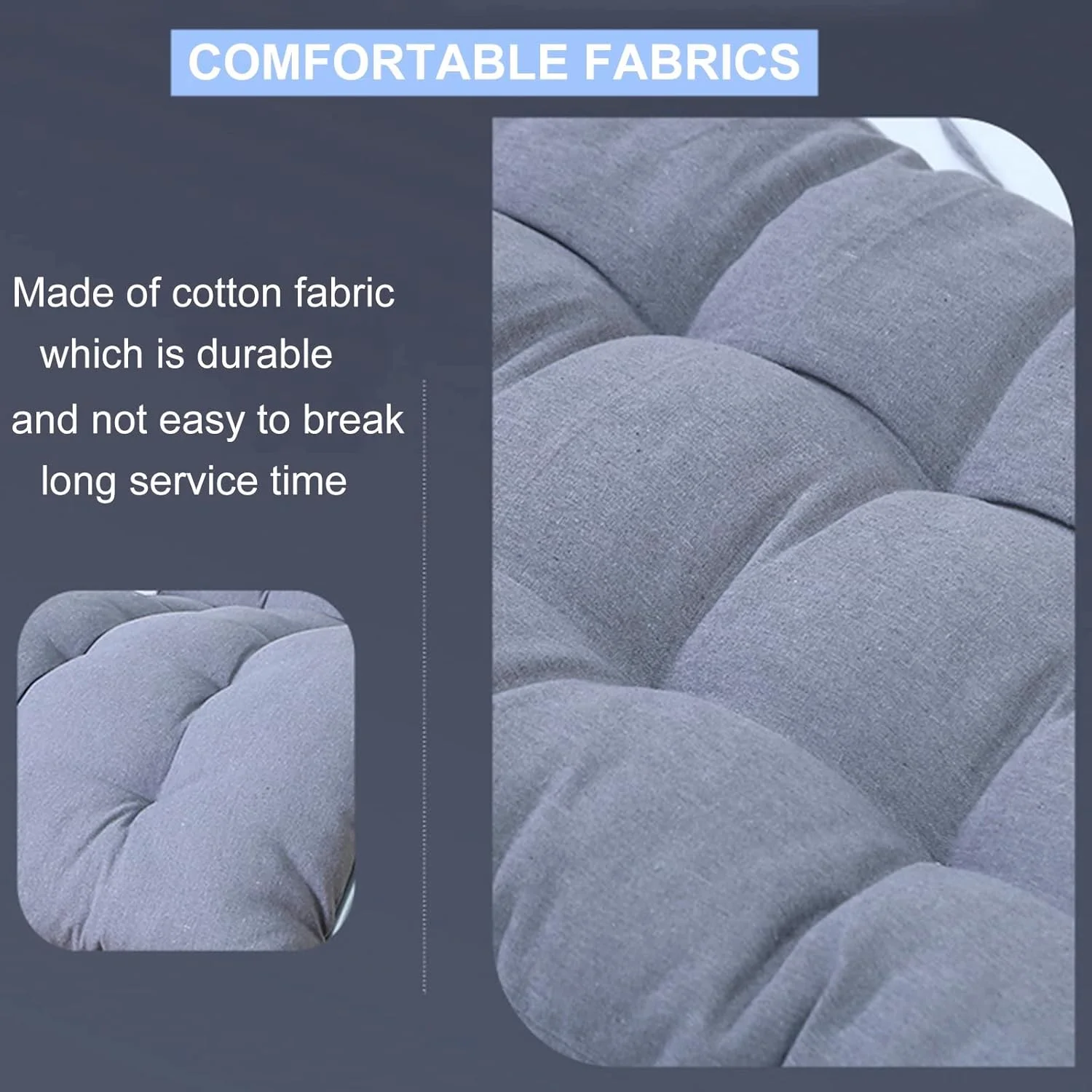 تشک صندلی راحتی فضای باز، تشک ضخیم و نرم صندلی گهواره ای و مبل، پد تشک نیمکت راحت و ضد لغزش برای مبلمان منزل، دفتر کار، زرد تشک صندلی راحتی فضای باز، تشک ضخیم و نرم صندلی گهواره ای و مبل، پد تشک نیمکت راحت و ضد لغزش برای مبلمان منزل، دفتر کار، زرد