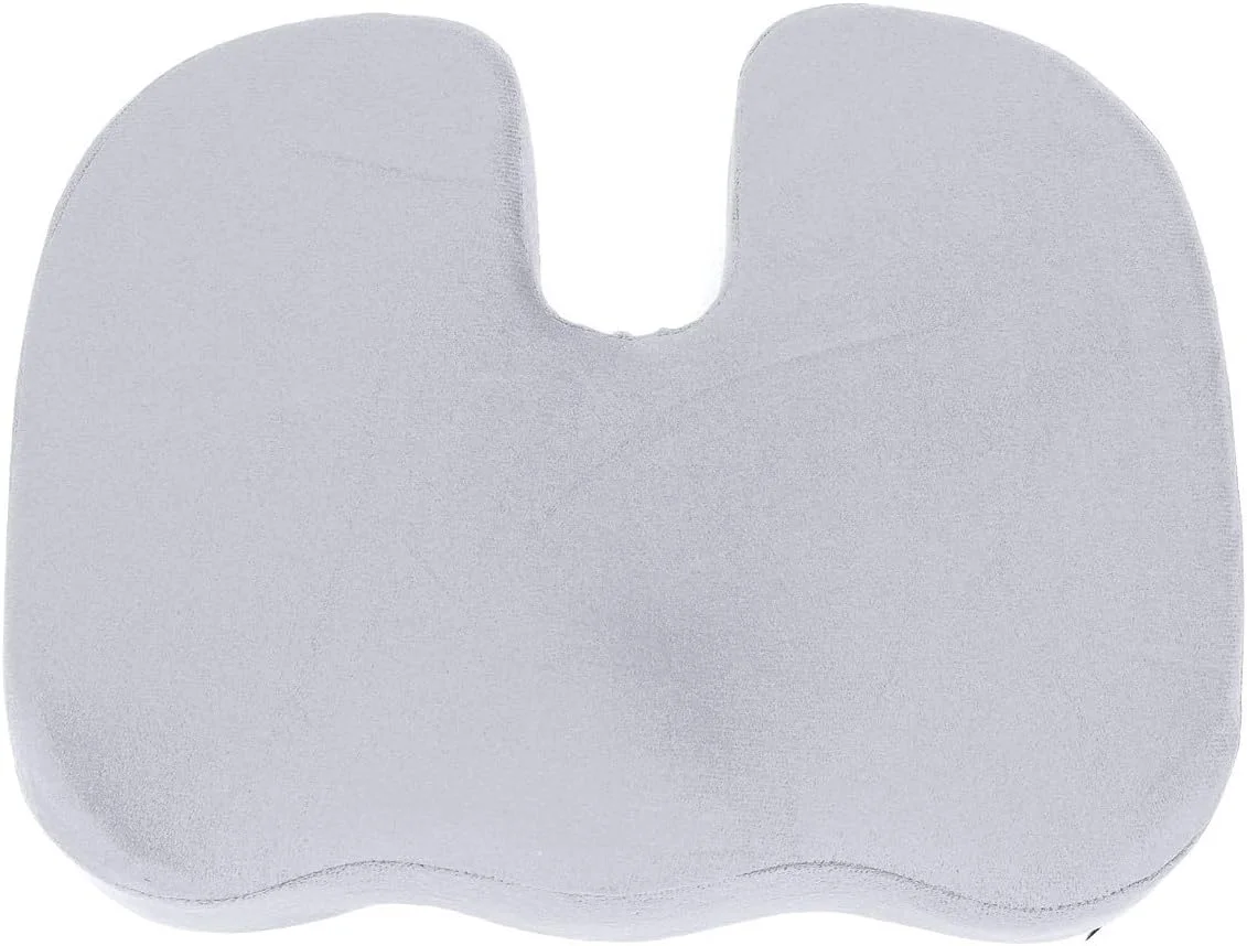 بالشتک صندلی فوم حافظه دار ارتوپدی کولایو سانزز، راه حل تسکین درد دنبالچه (خاکستری) بالشتک صندلی فوم حافظه دار ارتوپدی کولایو سانزز، راه حل تسکین درد دنبالچه (خاکستری)